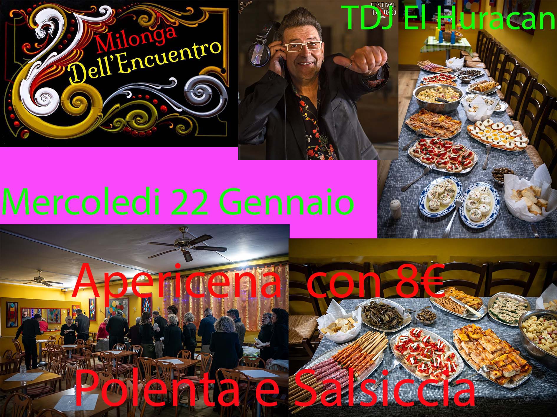 Milonga Dell’Encuentro con Apericena