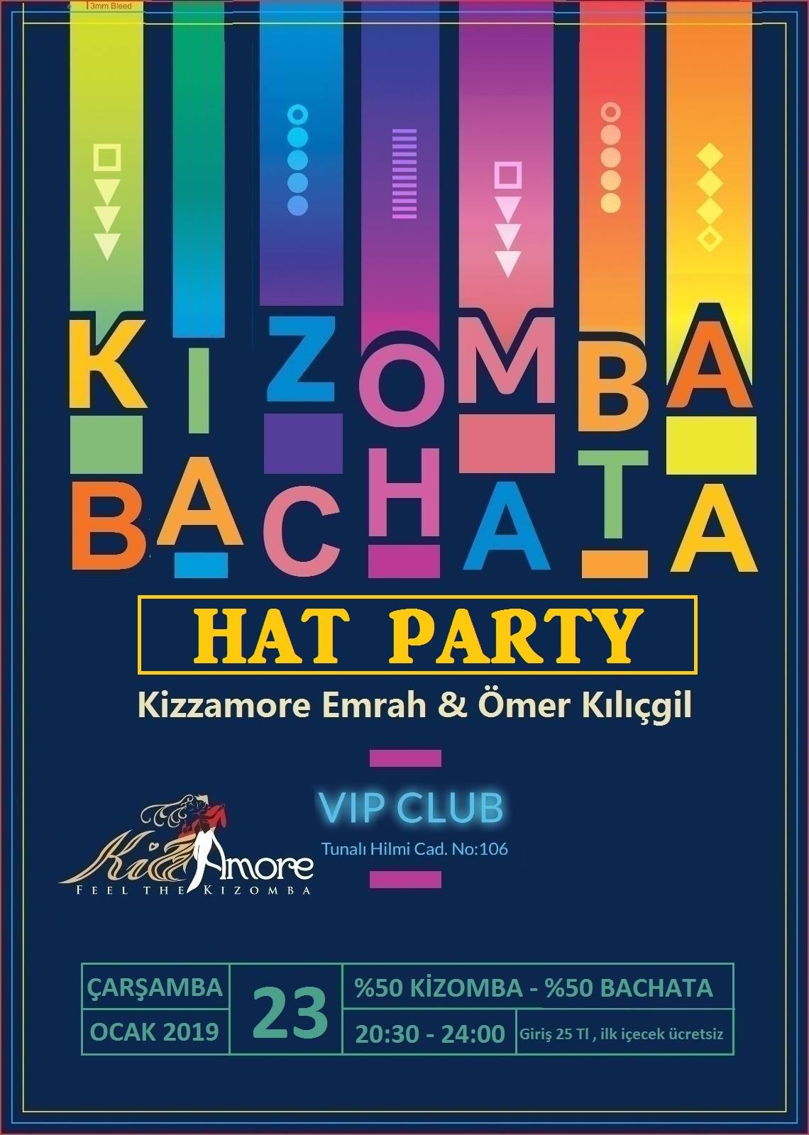 ŞApkalı Fifty Fifty Kizomba Bachata Party