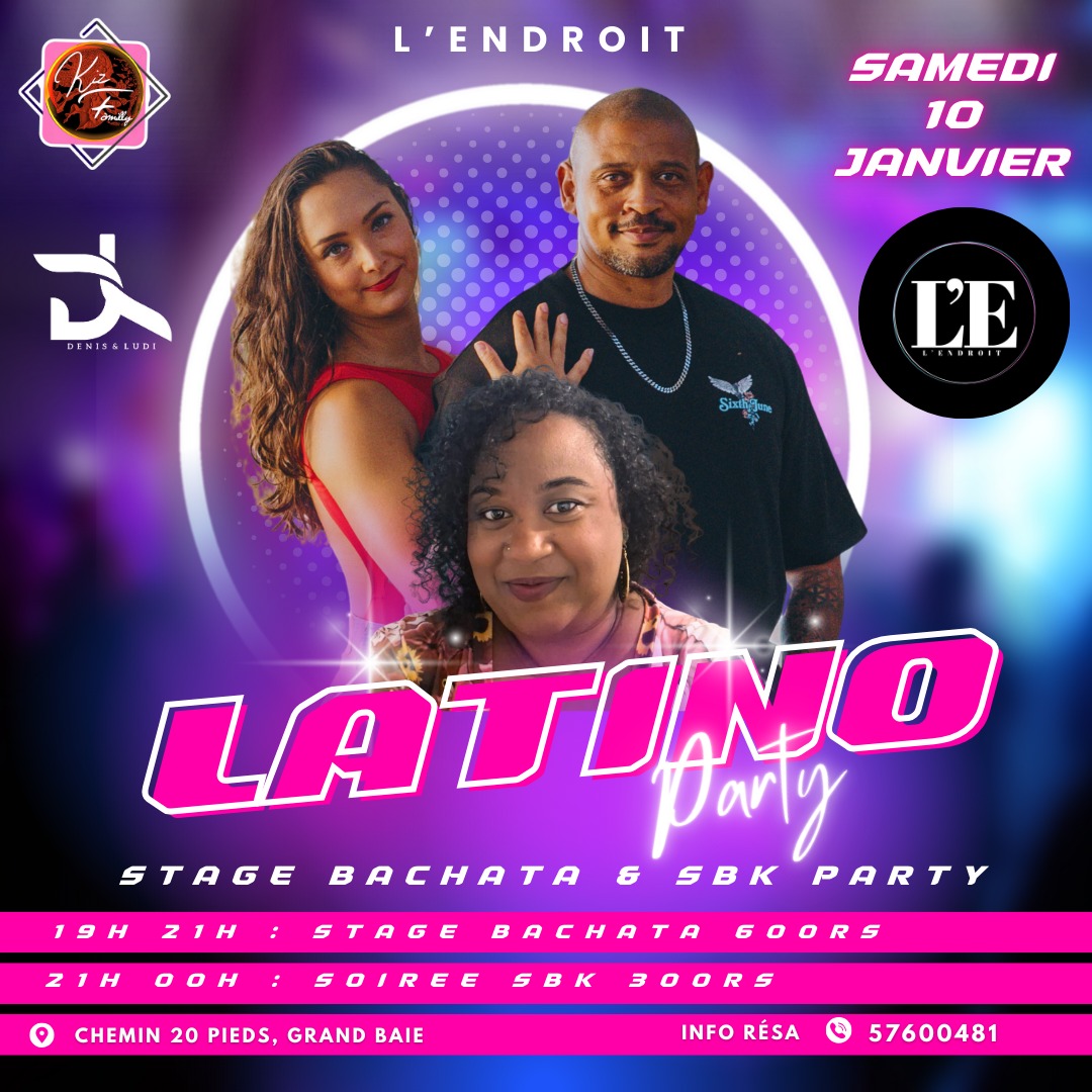 🌴 LATINO PARTY ( stage et soirée SBK )