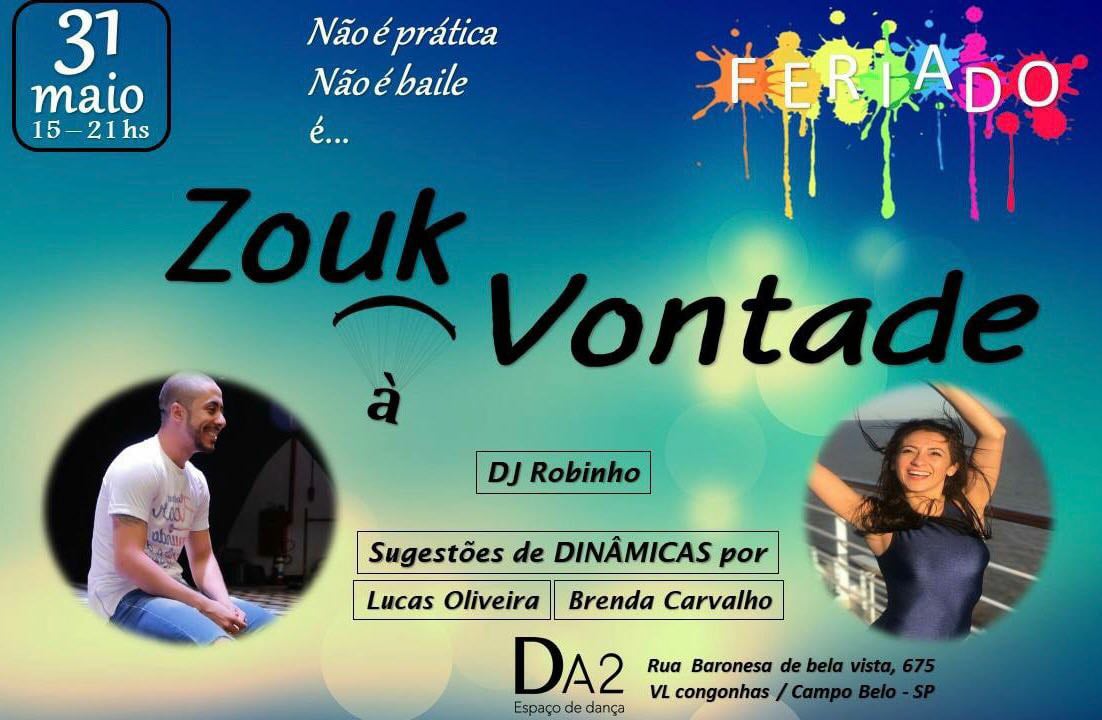 Zouk à Vontade no Feriado no DA2
