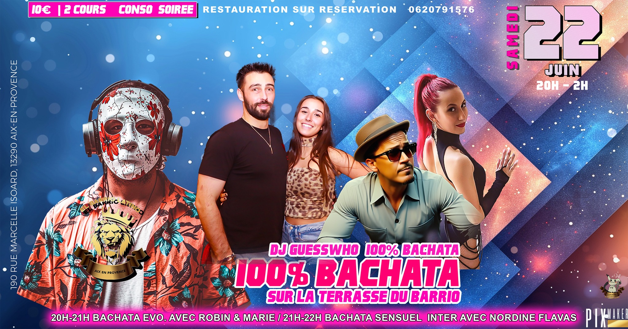 100 % Bachata au Barrio SAMEDI 22 JUIN