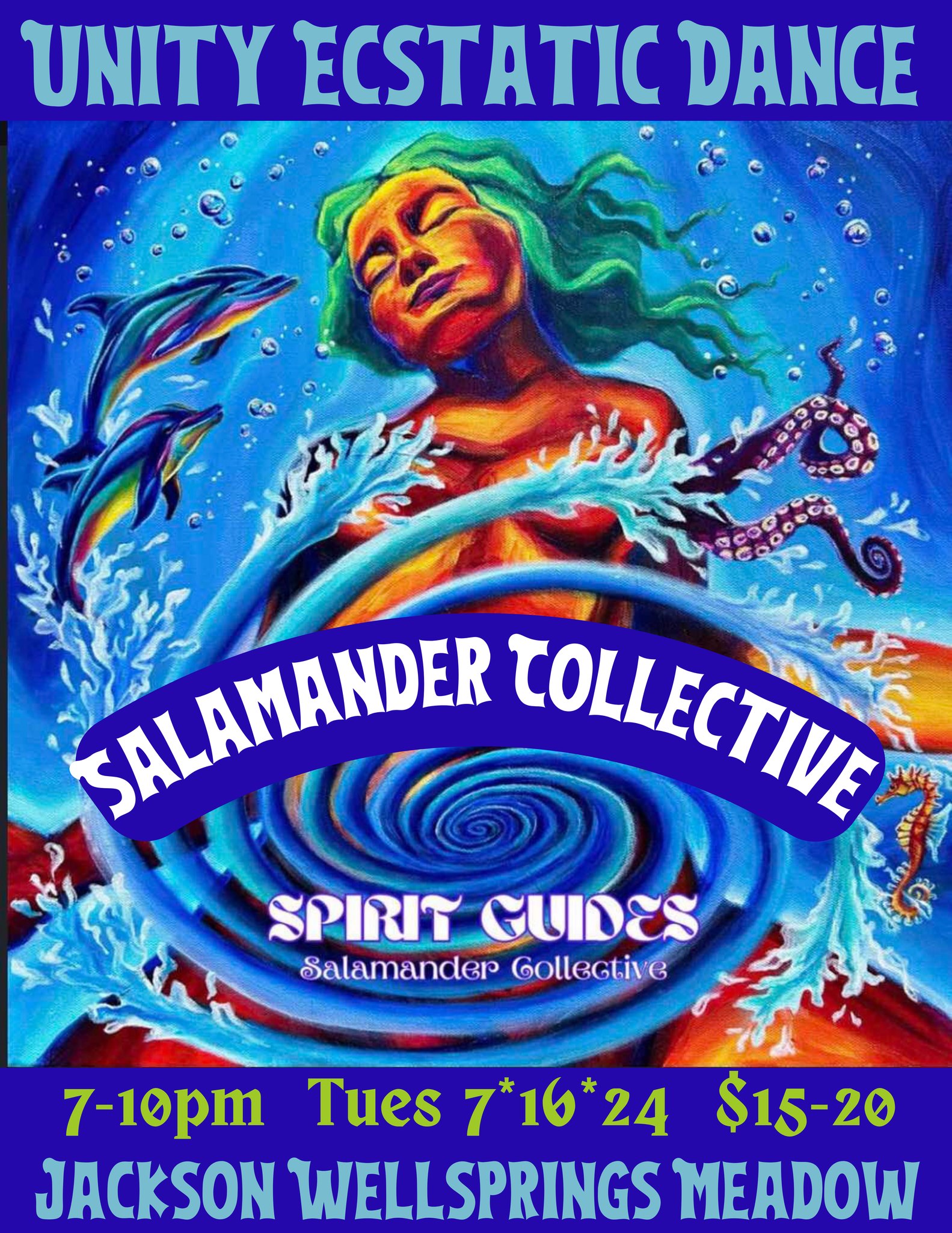 Unity Ecstatic Dance Ashland ~ SALAMANDER COLLECTIVE Live Jam Band