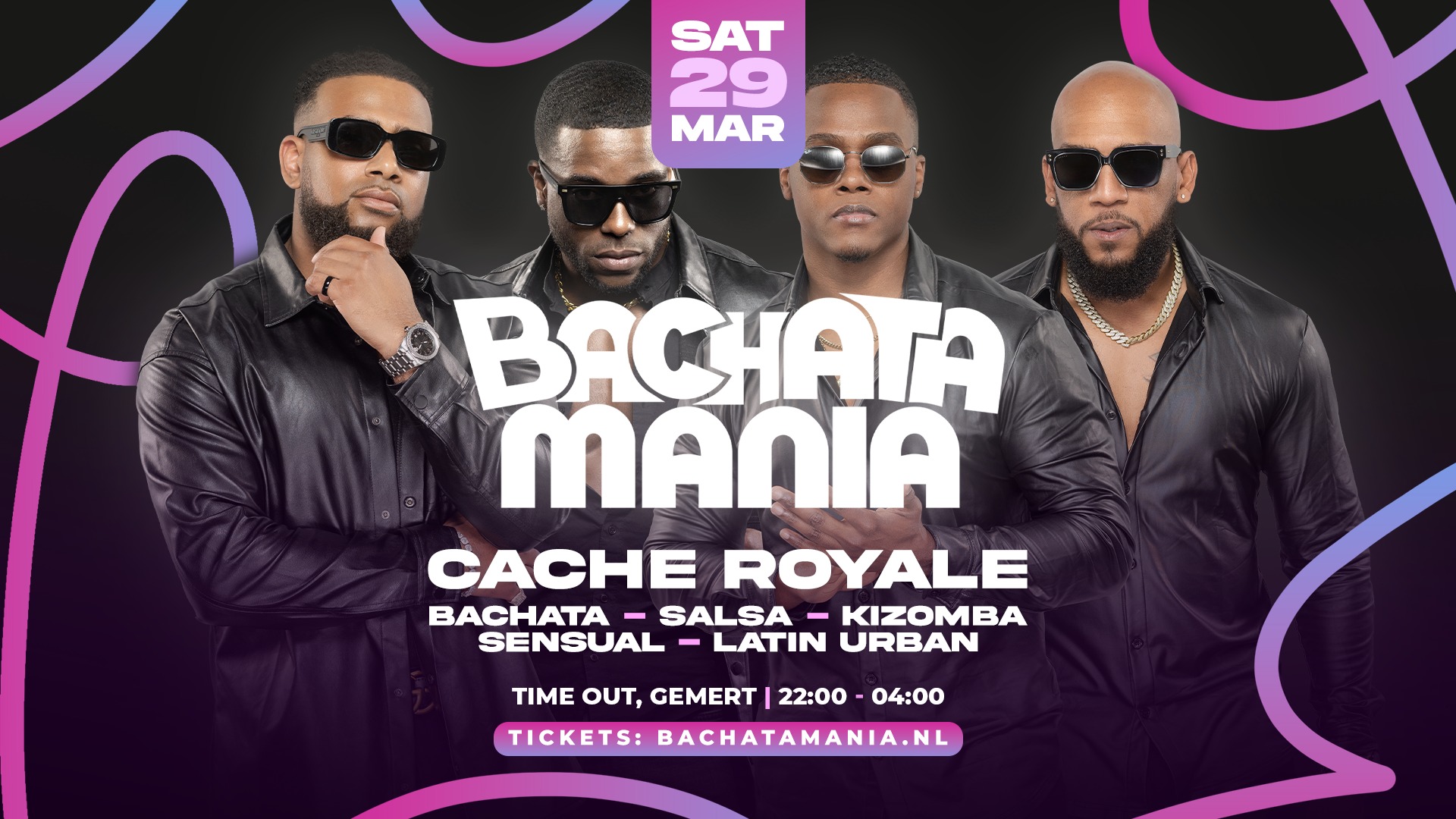 Bachata Mania x Cache Royale - 29 MAART 2025 - Gemert