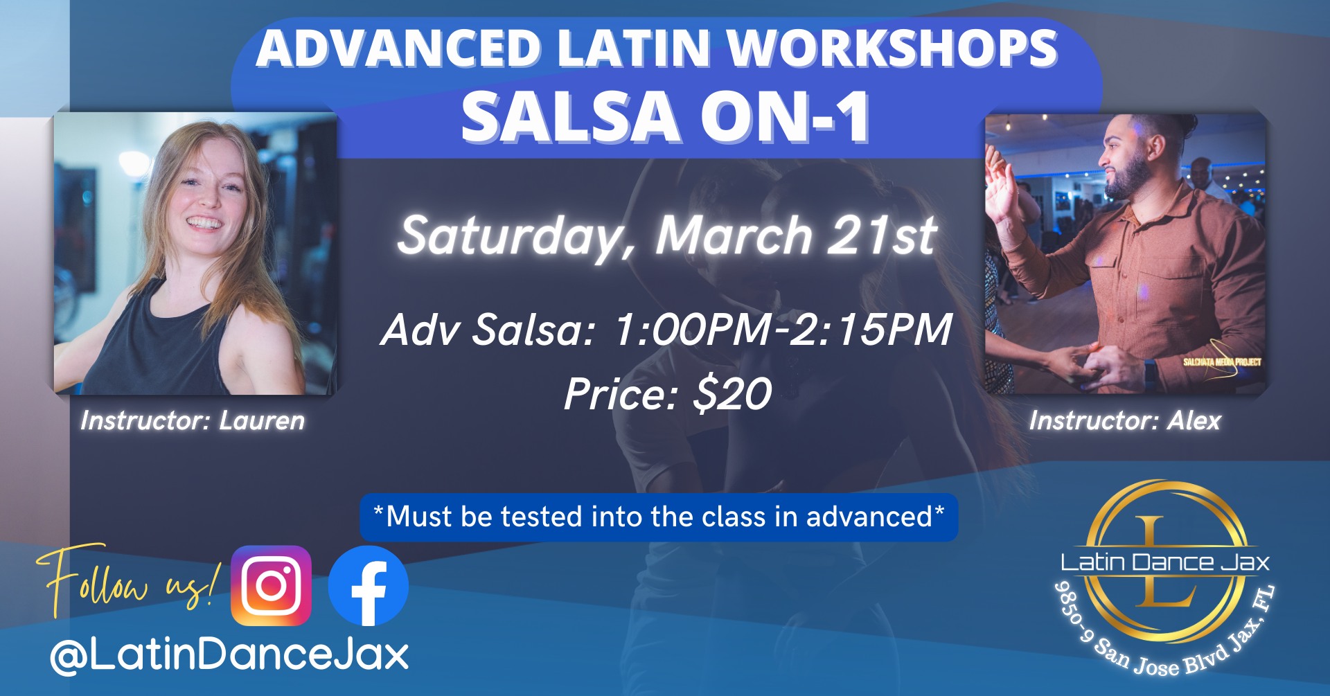 Advanced Salsa On-1 Workshop - LDJ