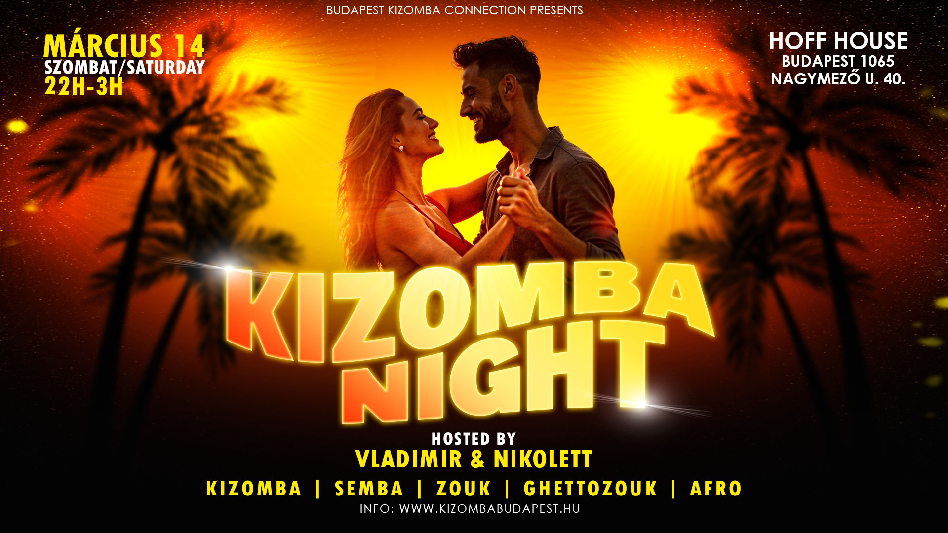 KIZOMBA Night Budapest MÁRC14 Hoff House