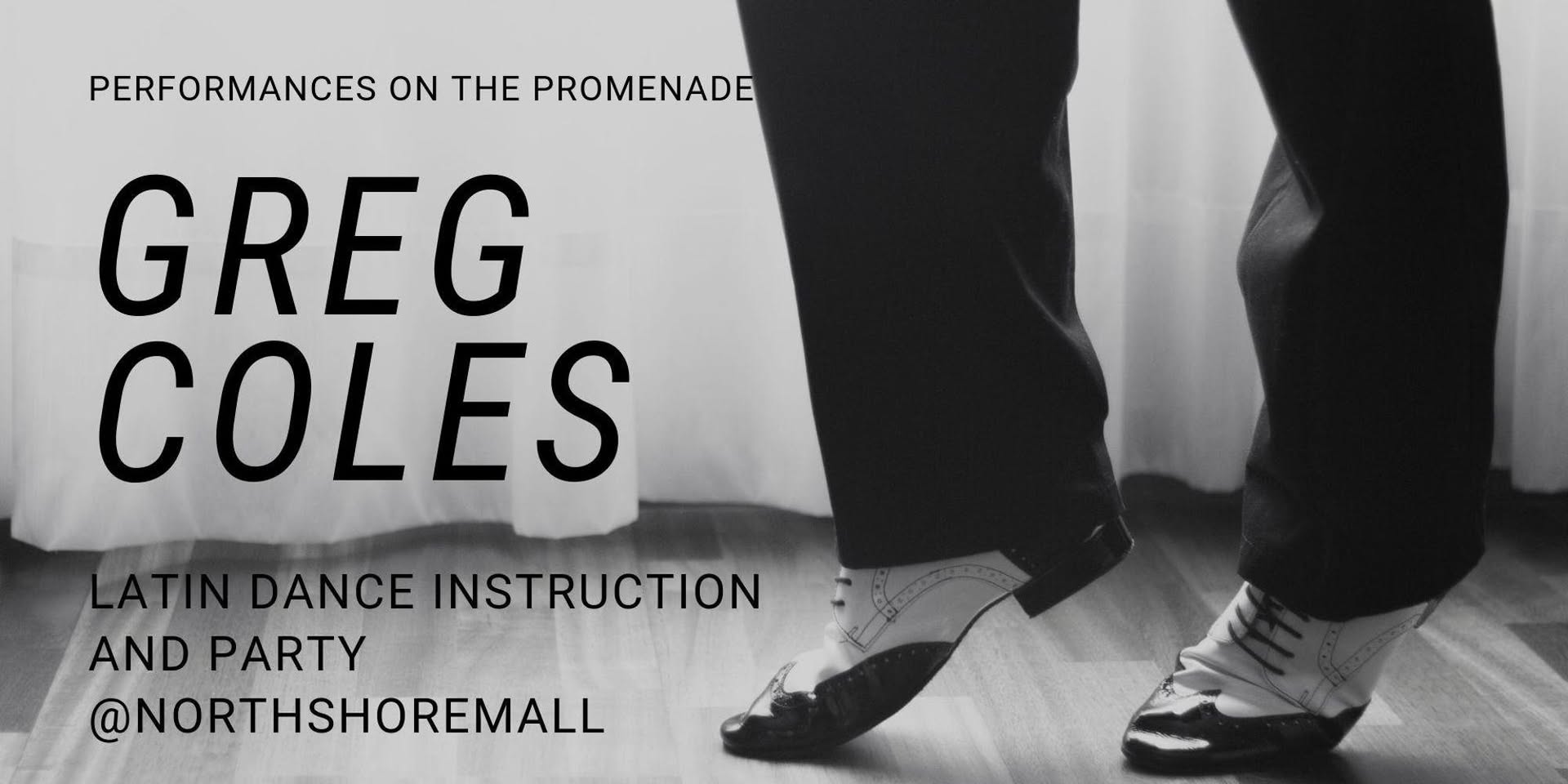 Greg Coles Latin Dance Instruction and Party on the Promenade