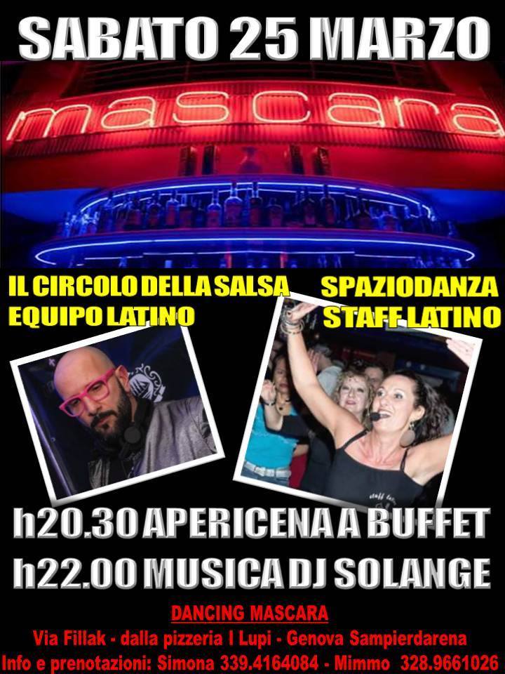 Sabato 25 - Mascara Latino