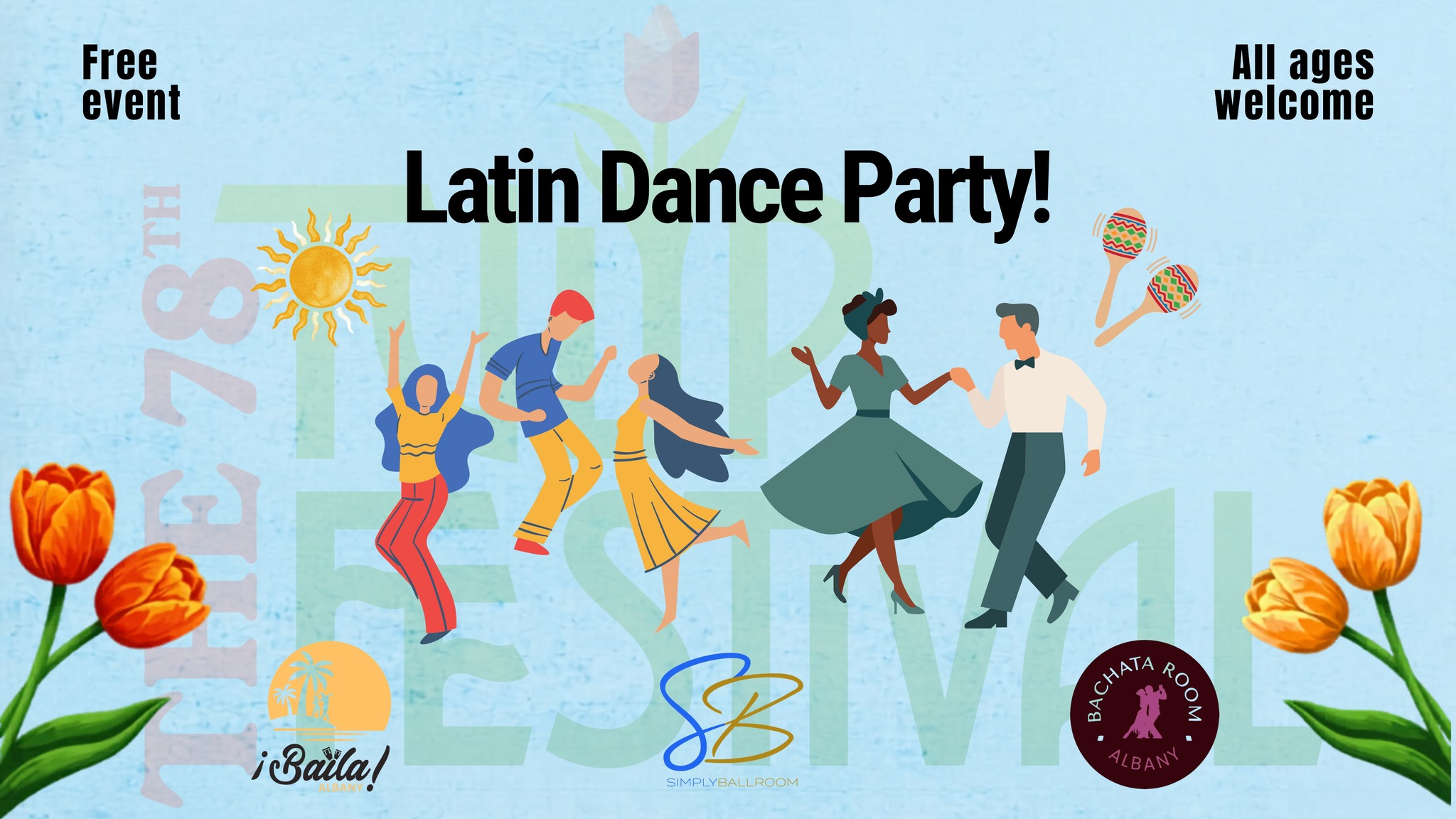 Latin Dancing at the Tulip Festival!