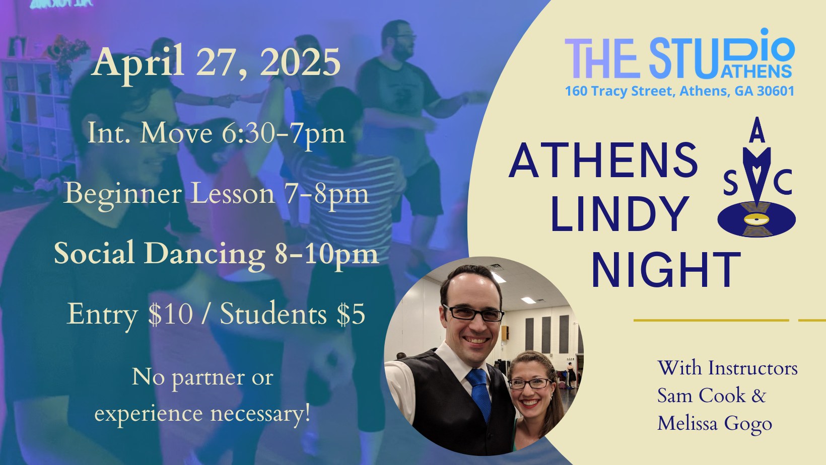 April Athens Lindy Night