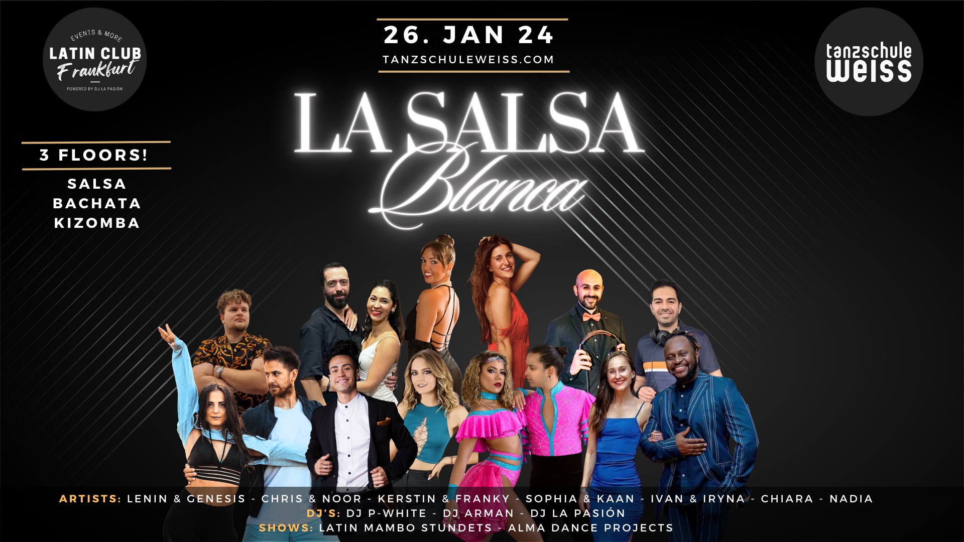 ◐ LA SALSA BLANCA ◑ 3 Floors!