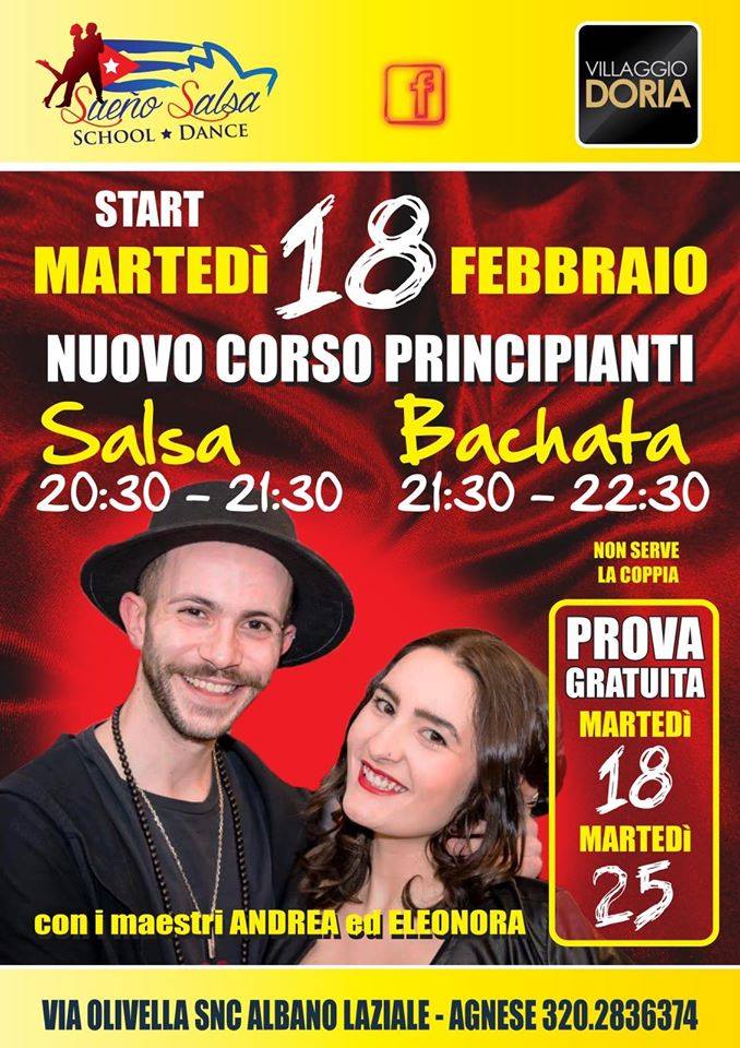 Nuovi corsi invernali di salsa e bachata