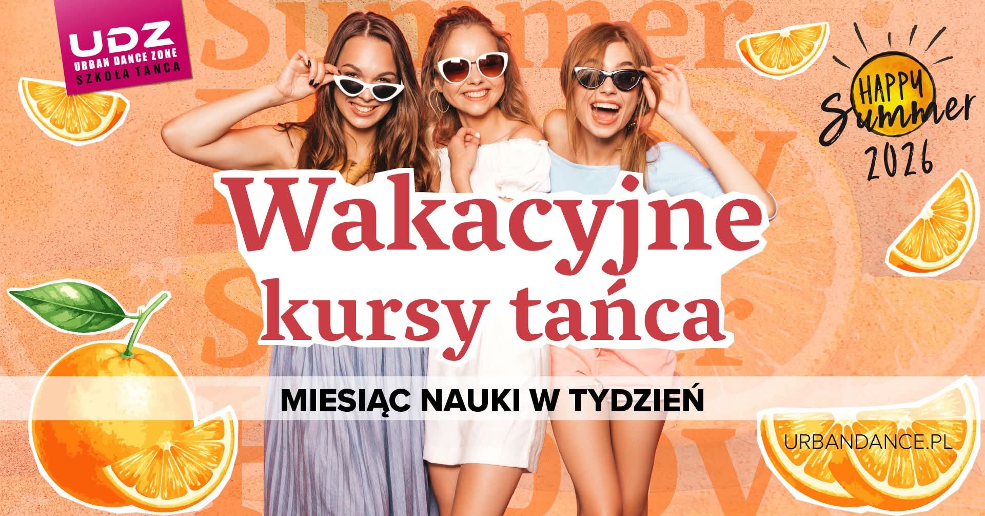 HAPPY SUMMER 2026 ☀️ Wakacyjne kursy tańca od podstaw!