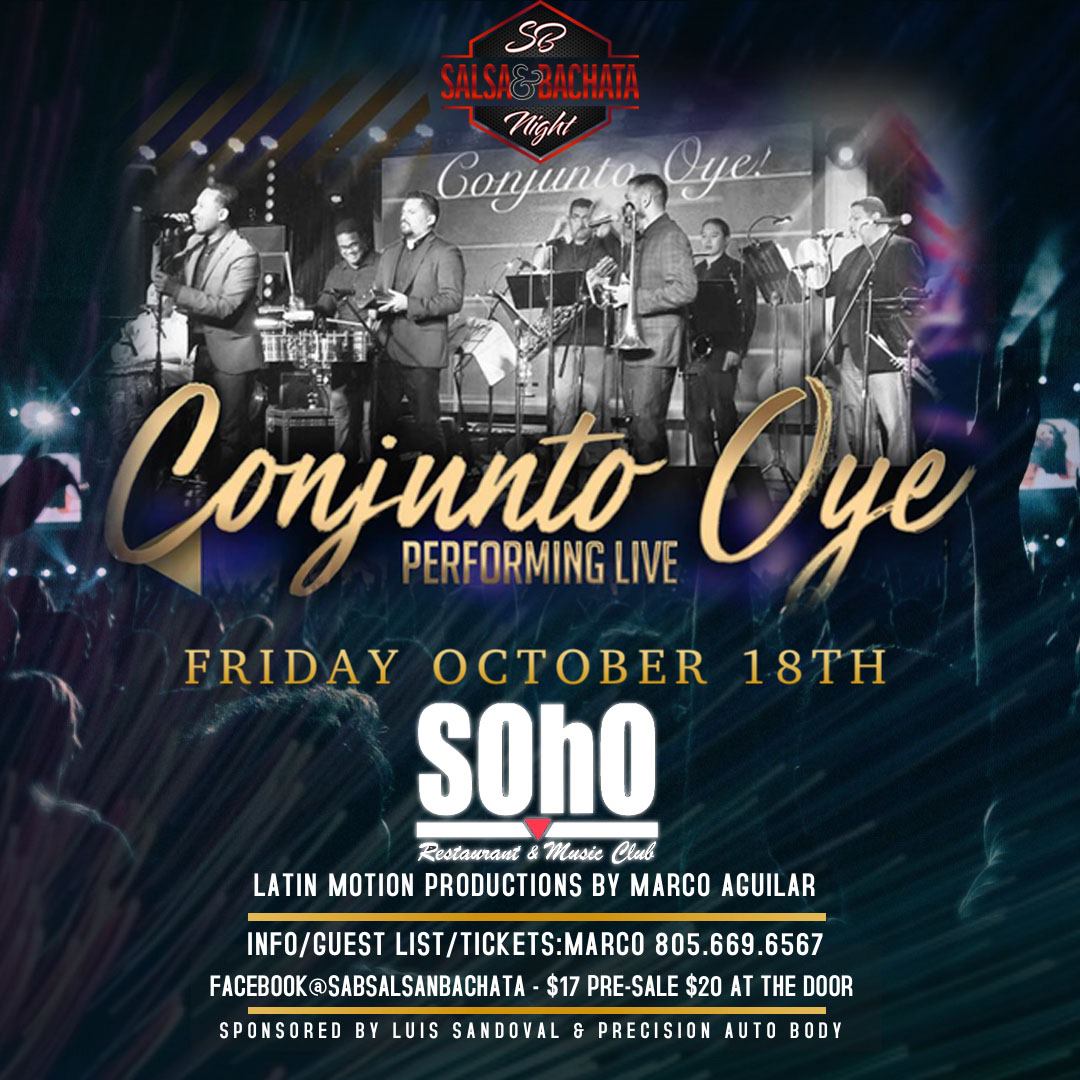 Conjunto Oye Live October 18th