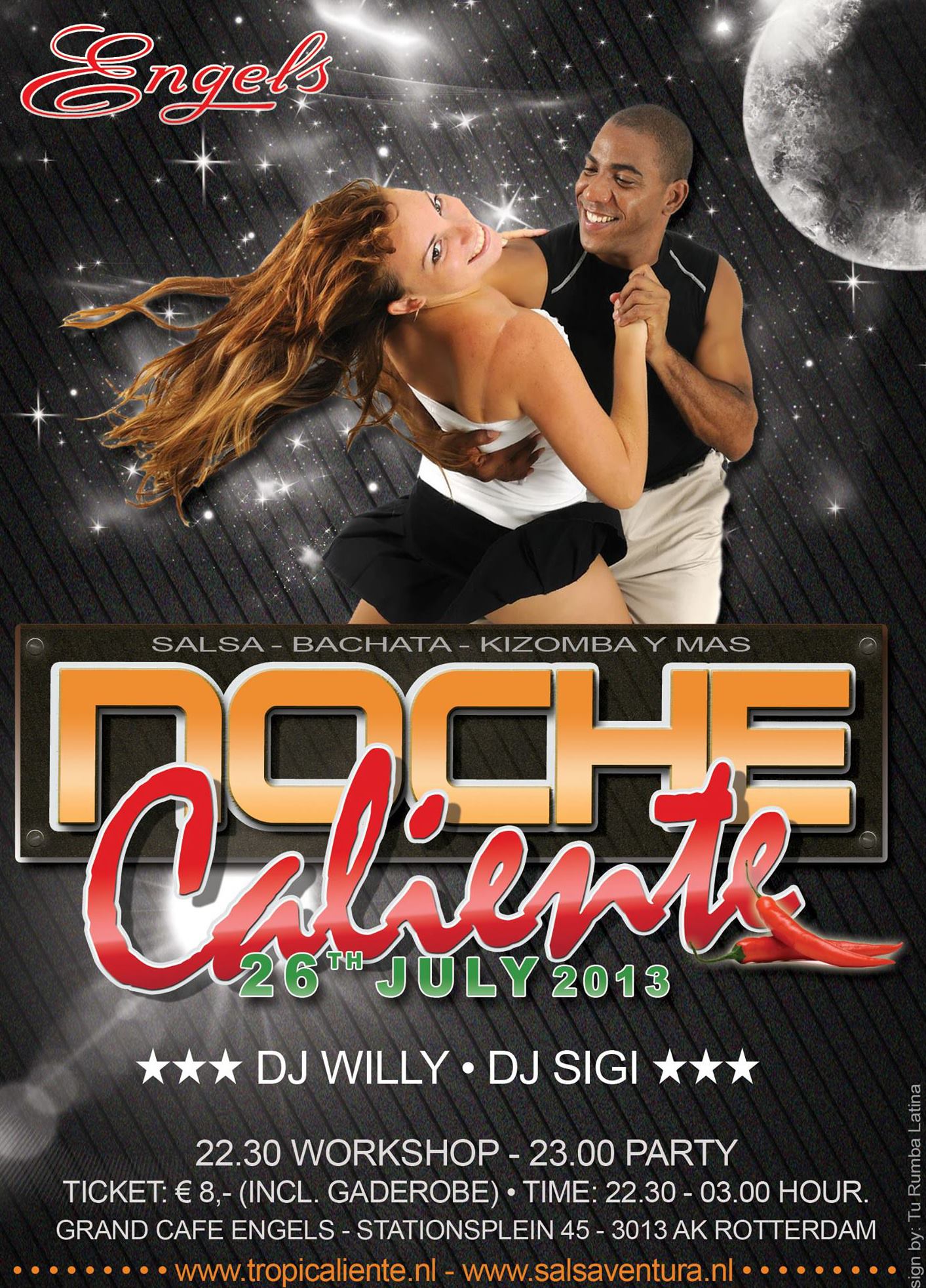 Vrijdag 26 juli: Noche Caliente @ Engels - Rotterdam