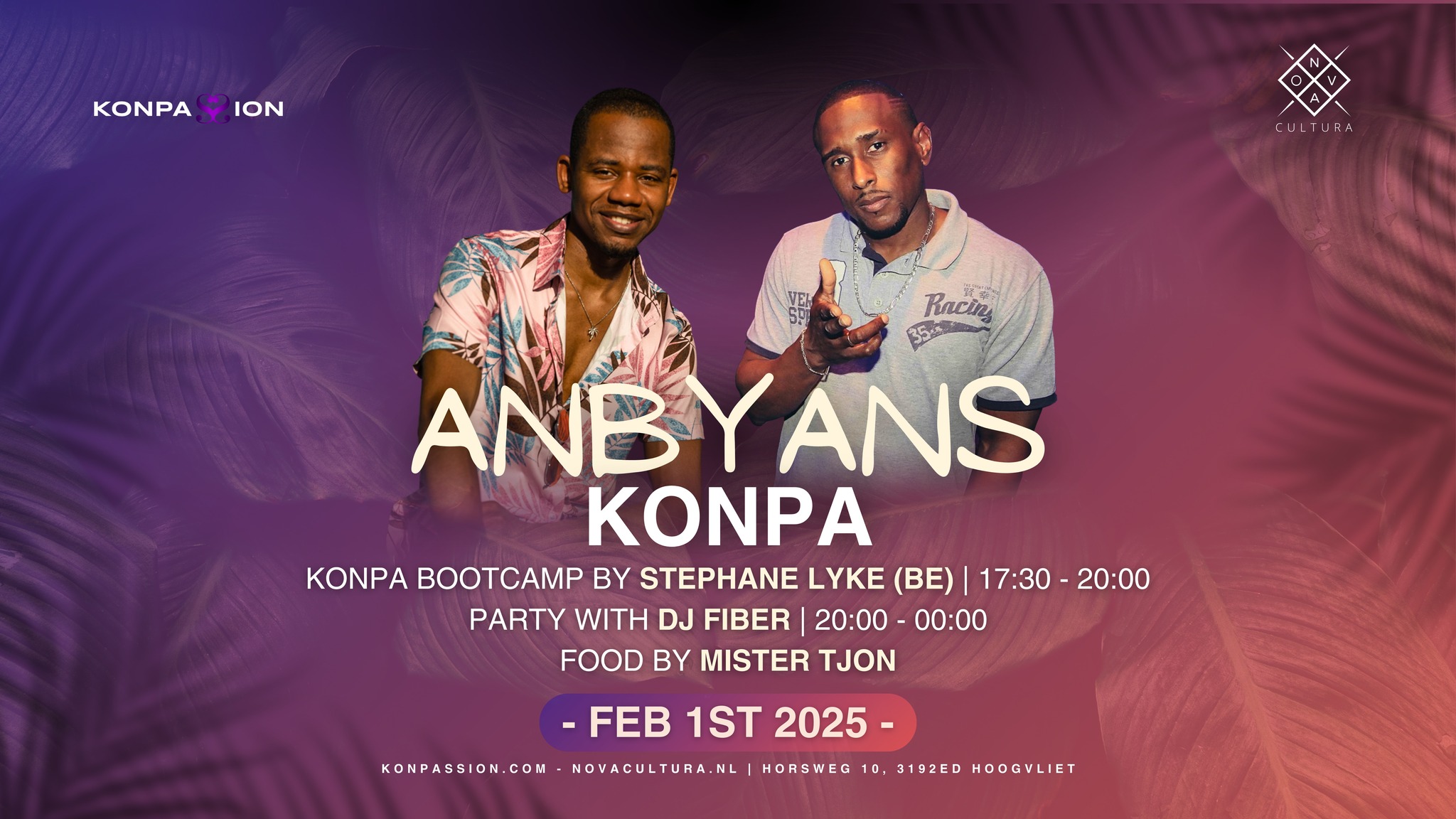 Anbyans Konpa February Edition - Konpa Bootcamp & Party