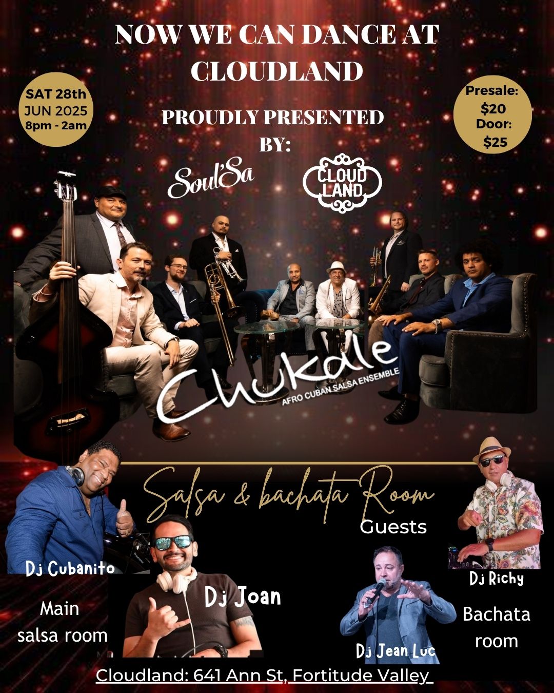Special Event Now we can dance at Cloudland hosted by Soul'sa