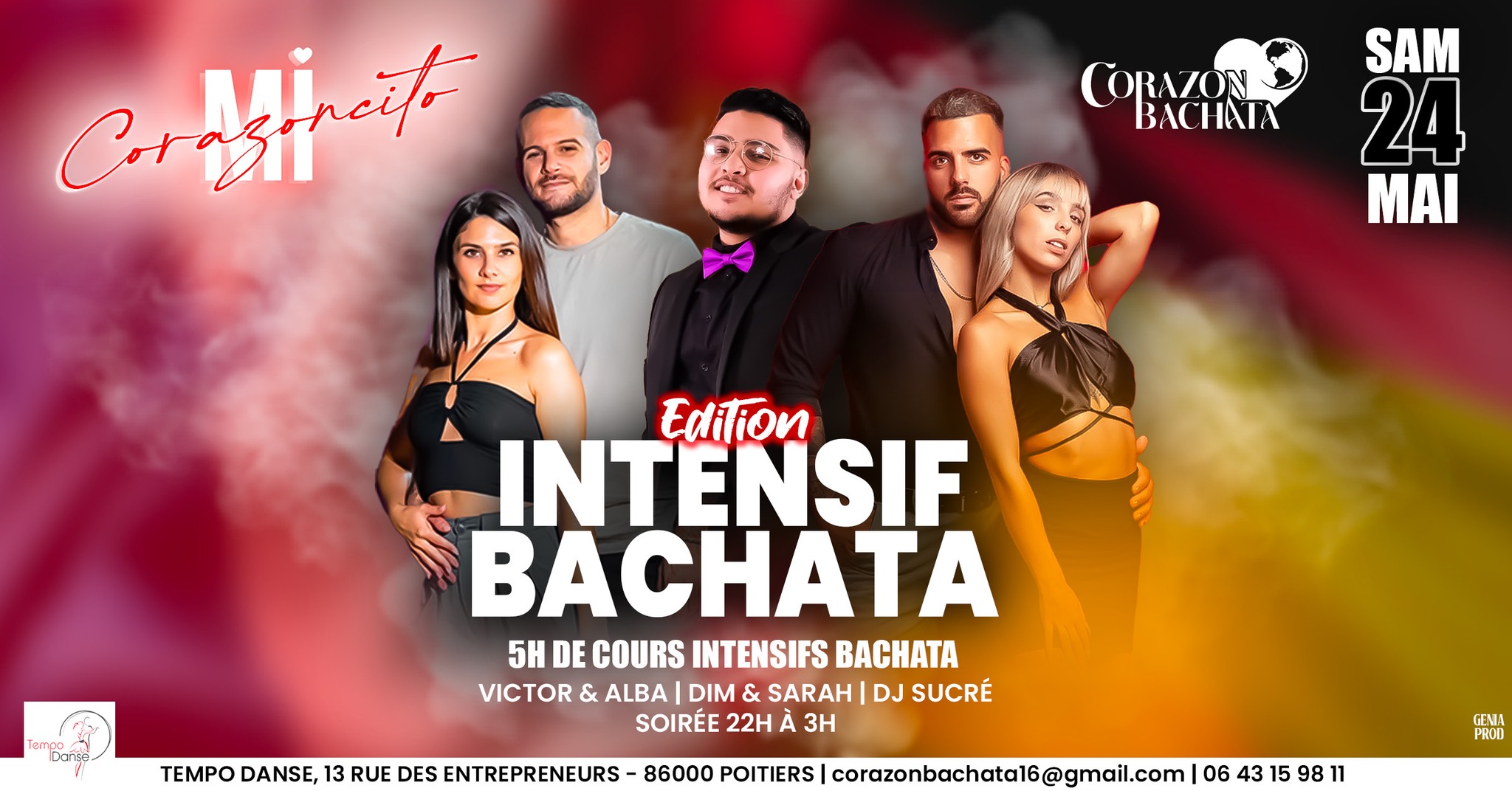 Mi CORAZONCITO POITIERS EDITION INTENSIF BACHATA