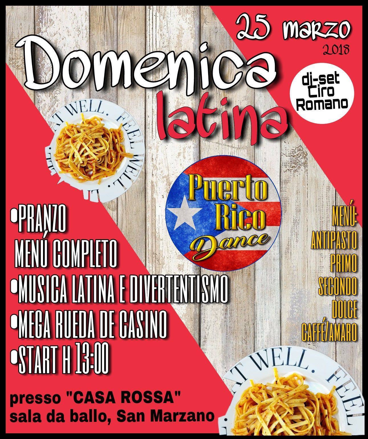 Pranzo Latino @Casa Rossa