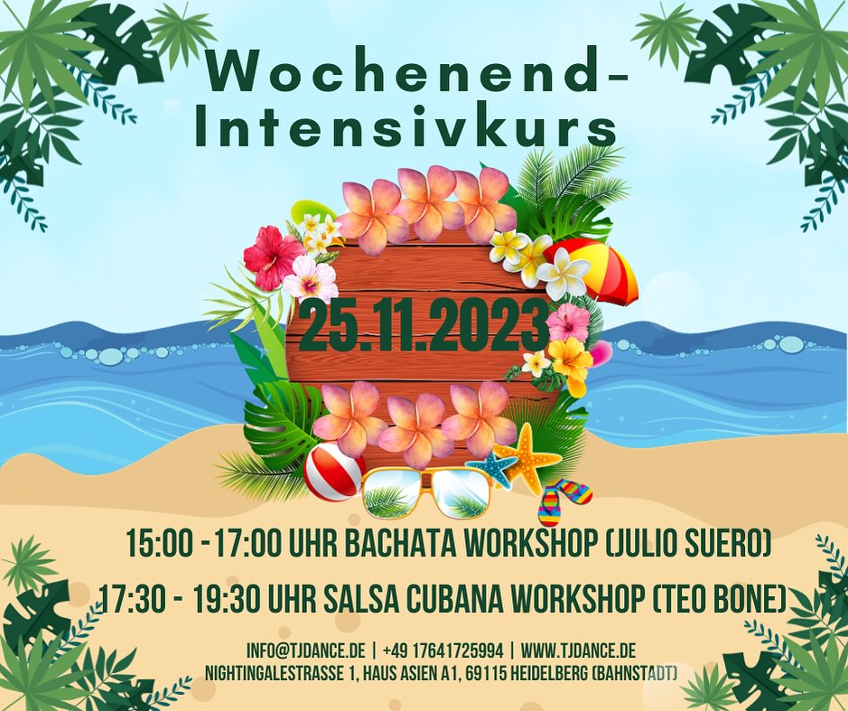 Bachata Salsa Wochenend - Intensivkurs in Heidelberg