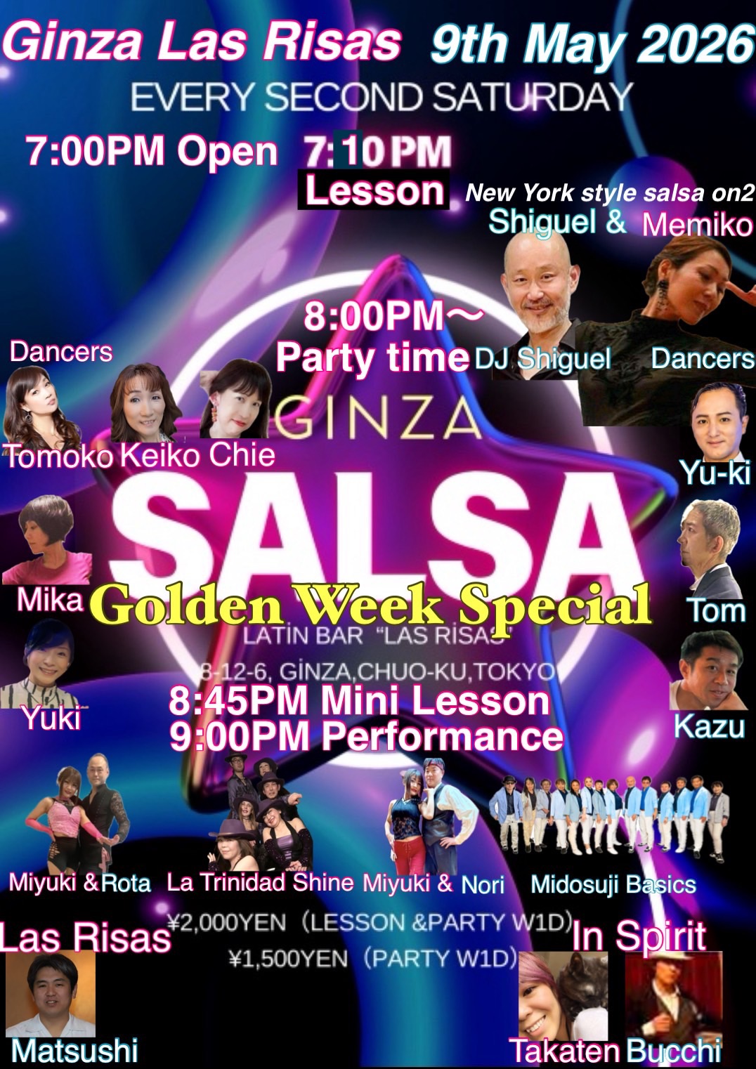 The Ginza Salsa 5 9(土)