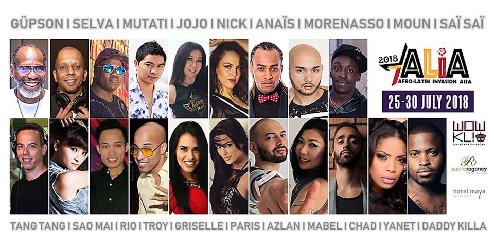 ALiA 2018: Afro-Latin Invasion Asia (4th Edition)