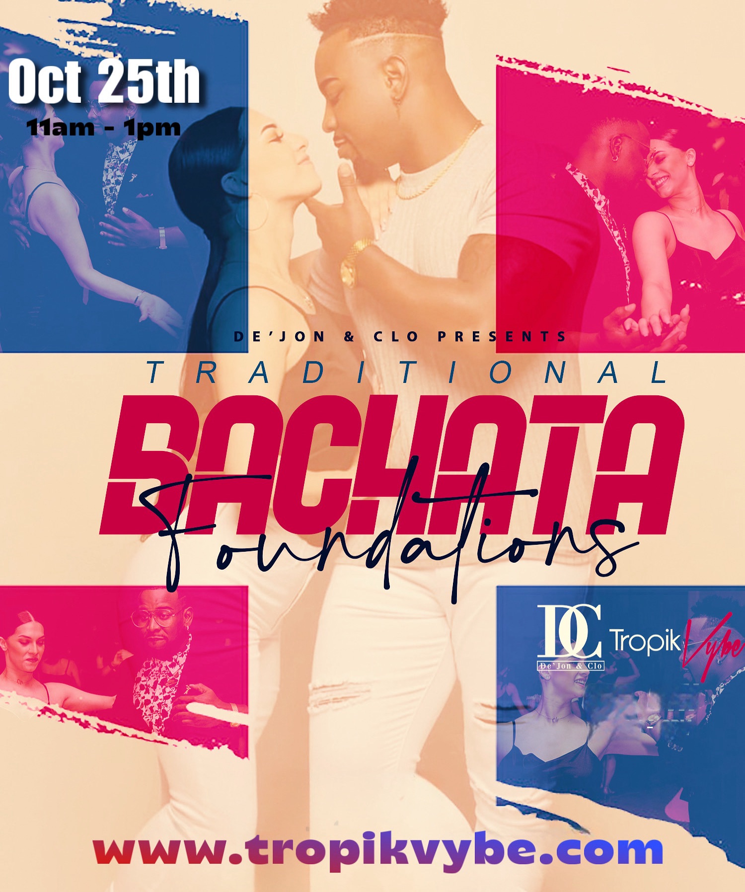 2 Hour Bachata Foundations Lab