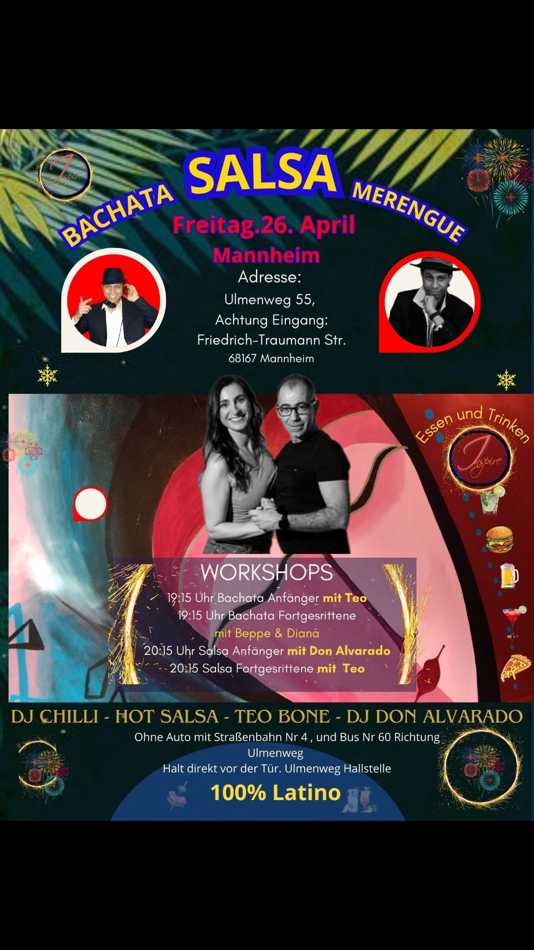SALSA BACHATA MERENGUE PARTY MANNHEIM