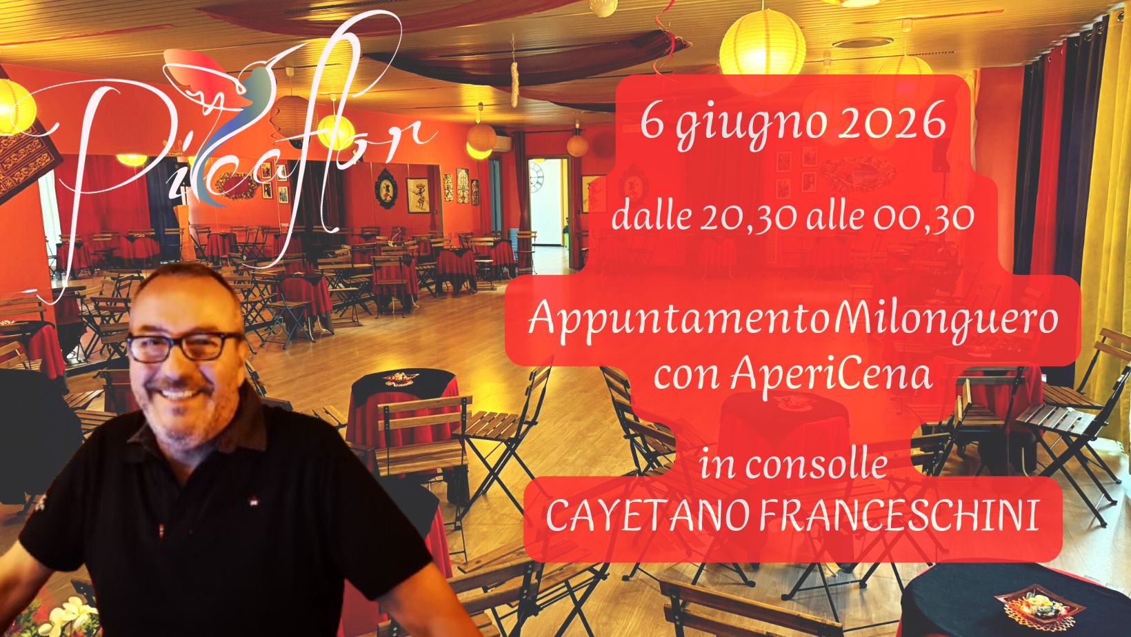 Sabato Milonguero con AperiCena - Al mixer Cayetano Franceschini