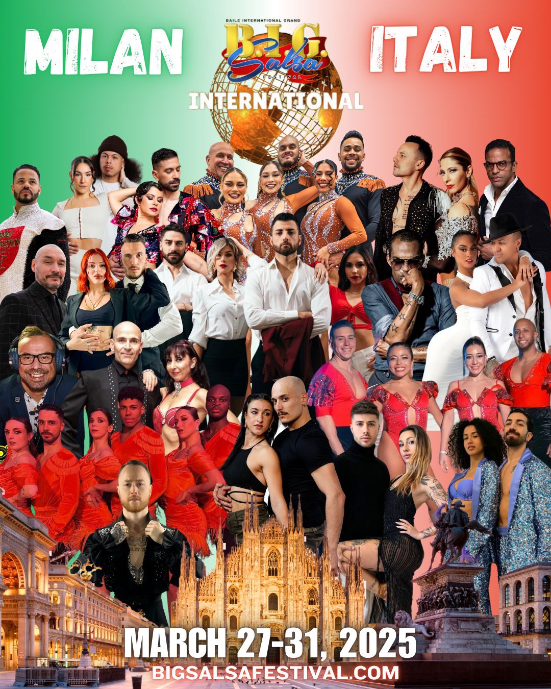BIG International Milan, Italia SALSA & BACHATA LATIN DANCE FESTIVAL