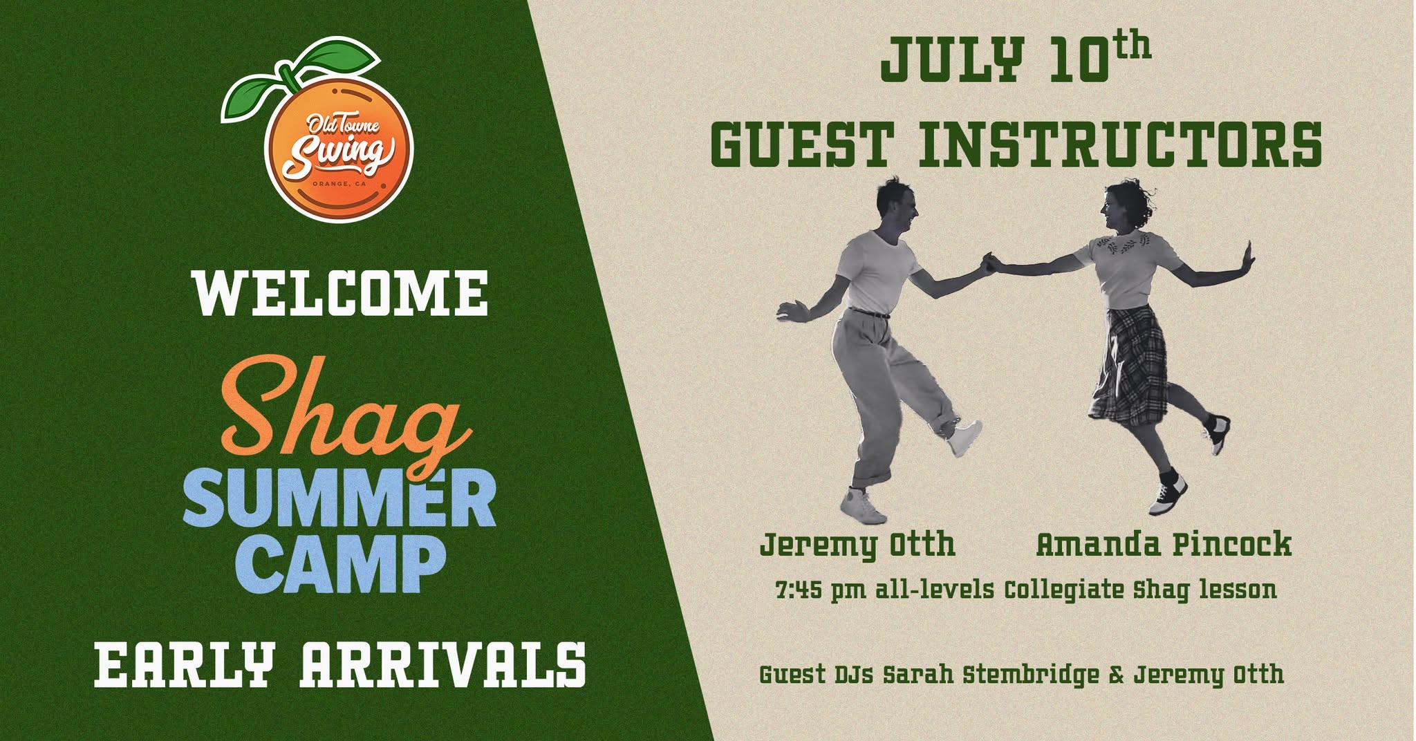 Shag Summer Camp early arrivals dance!