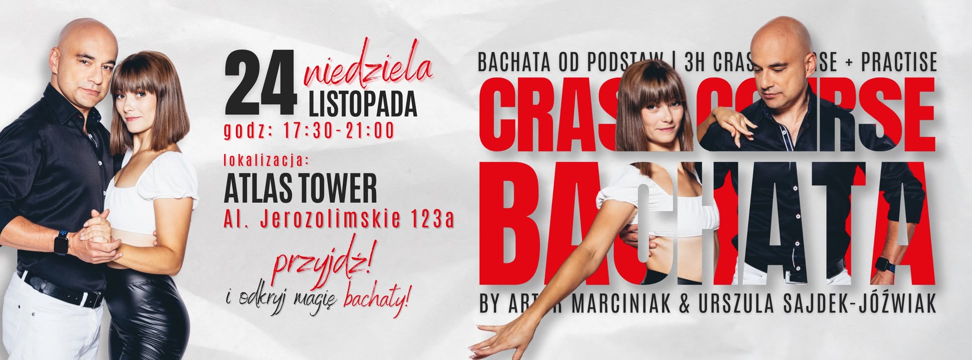 CRASH COURSE BACHATA od podstaw! 24.11.2024
