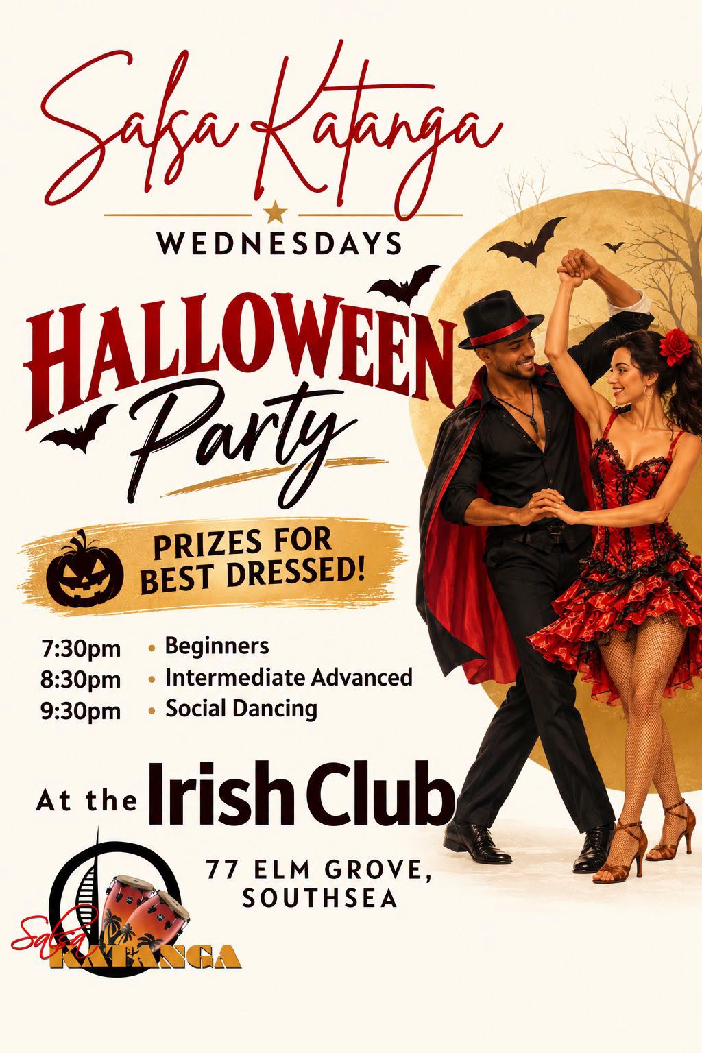 Salsa Katanga's Cross Body Salsa Wednesdays Halloween Special