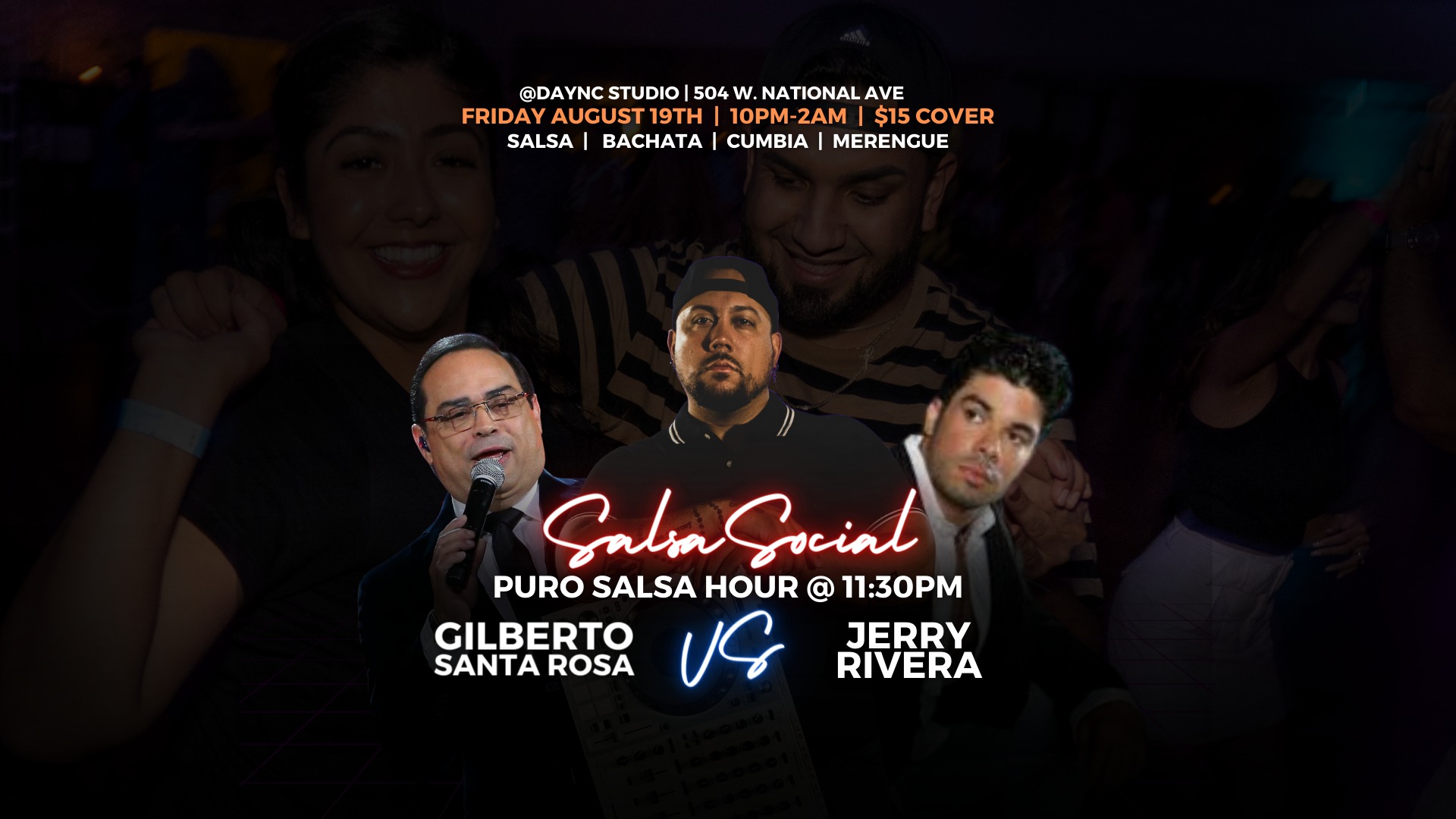 Gilberto Santa Rosa vs. Jerry Rivera Salsa Social