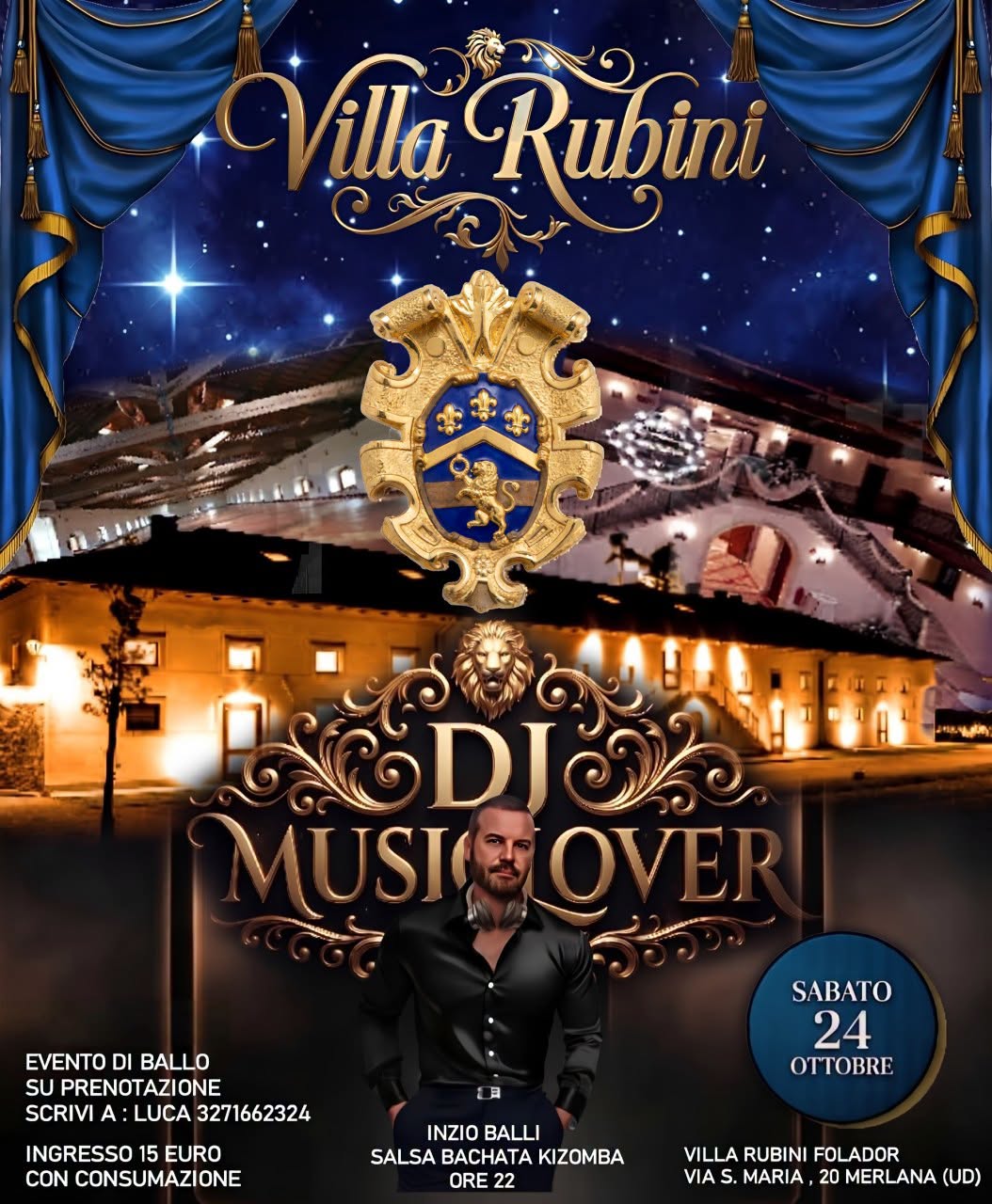 VILLA RUBINI EVENTO DI BALLO