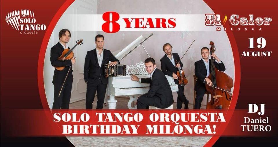 Solo tango 8 years! Birthday milonga