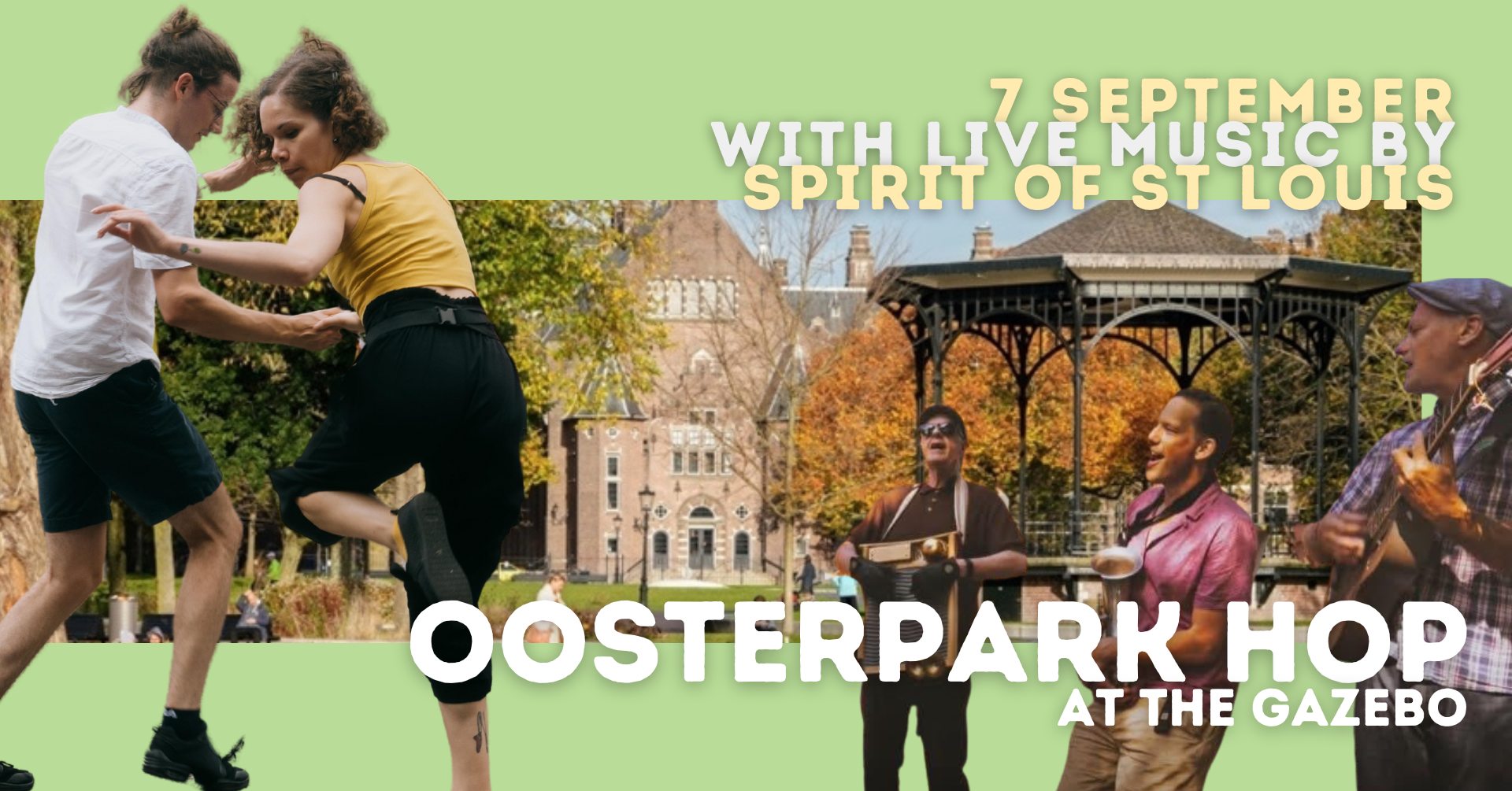 OOSTERPARK HOP w LIVE MUSIC by Spirit of St Louis - Outdoor Dance