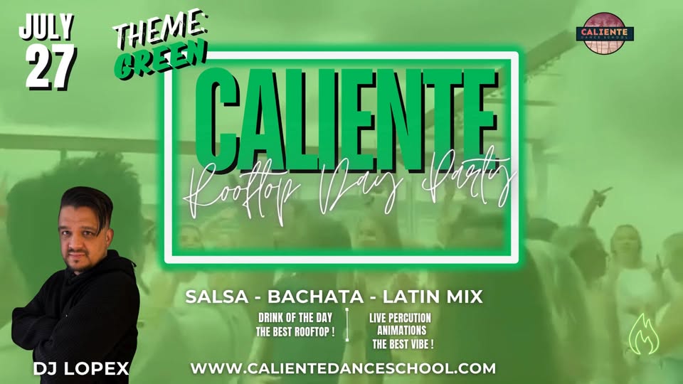 Caliente Rooftop Day Party At Taket