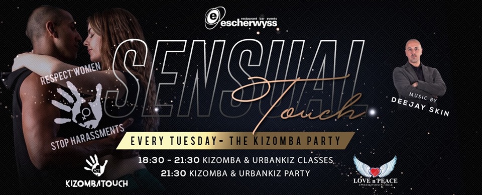 Every Tuesday Sensual Touch 2019 - Kizomba Classes & Afterparty