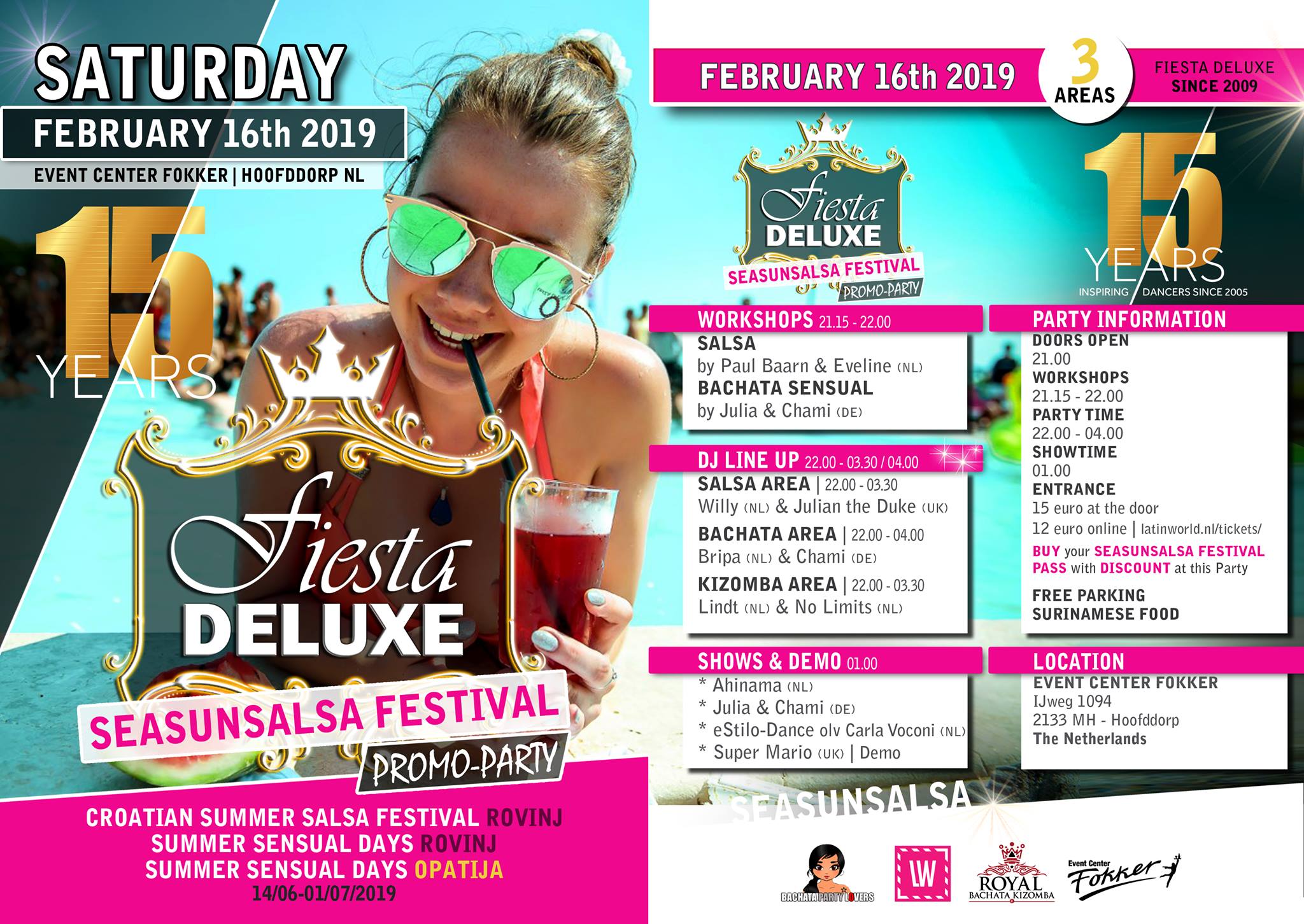 Fiesta Deluxe - seasunsalsa Festival Promo-Party (3 AREAS)