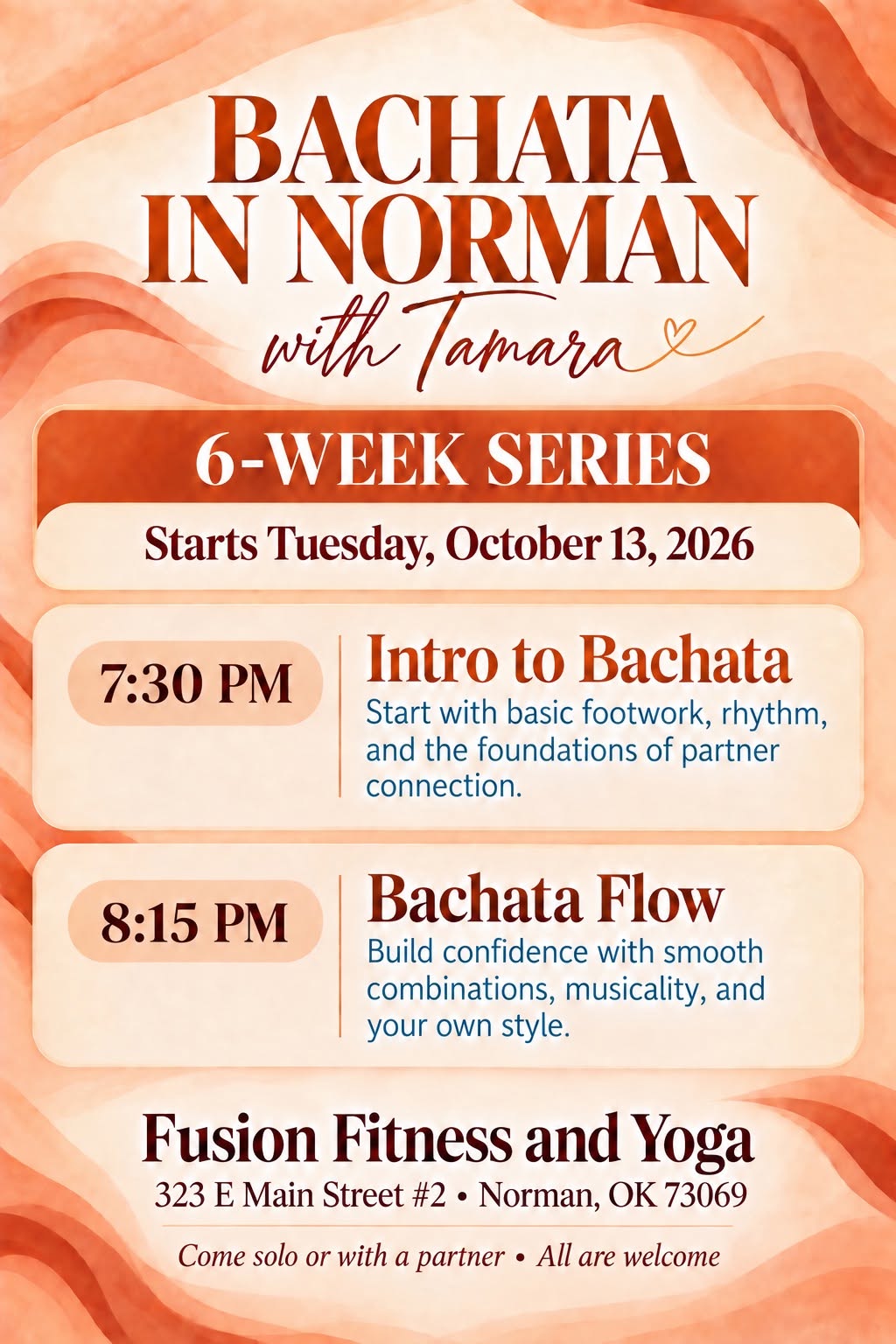 Bachata Classes in Norman