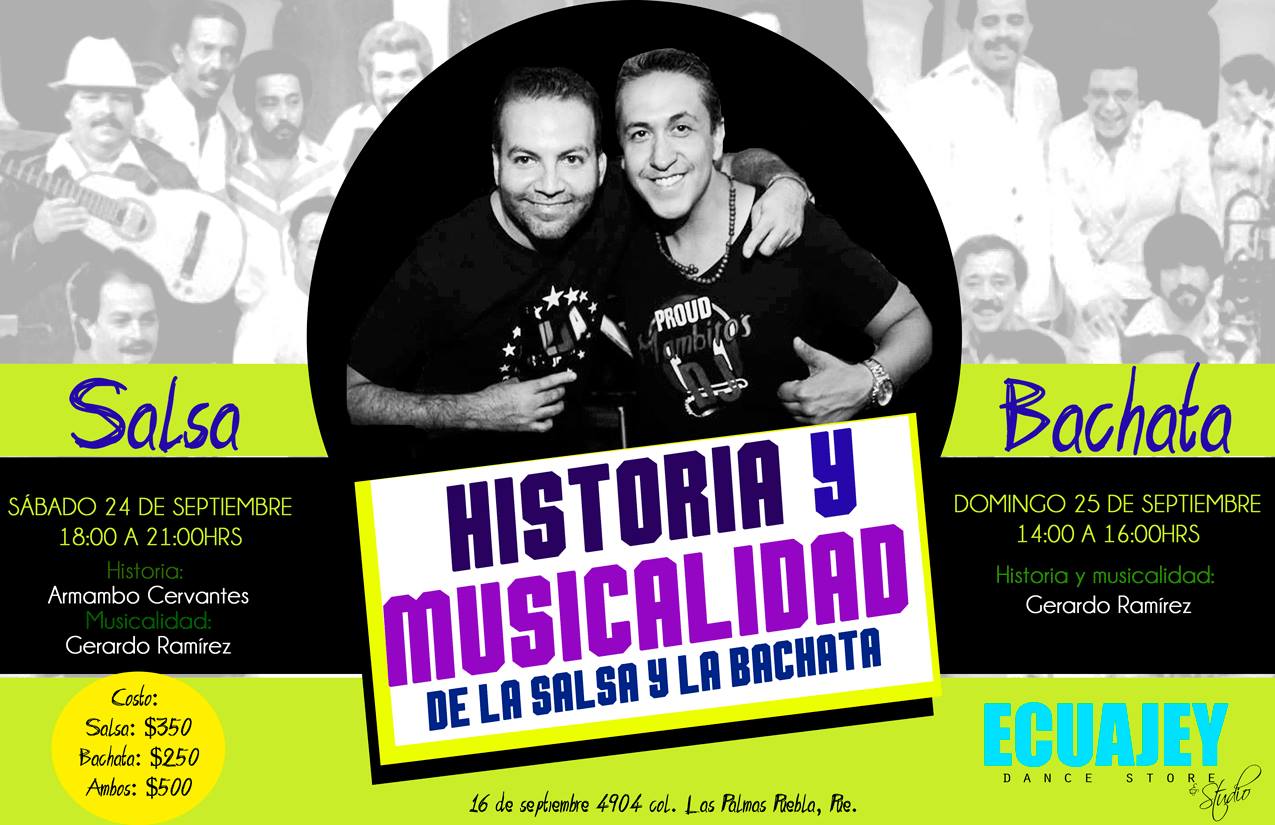 Taller de Historia y Musicalidad de la Salsa y La Bachata por Gerardo Ramírez y Armambo Cervantes