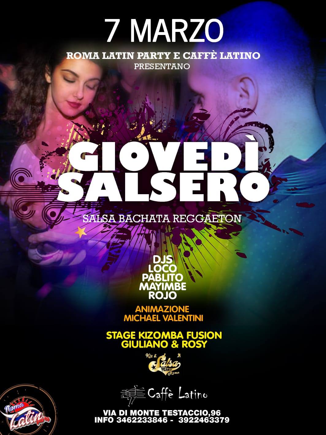 Salsa e Bachata - Caffè Latino di Roma Testaccio