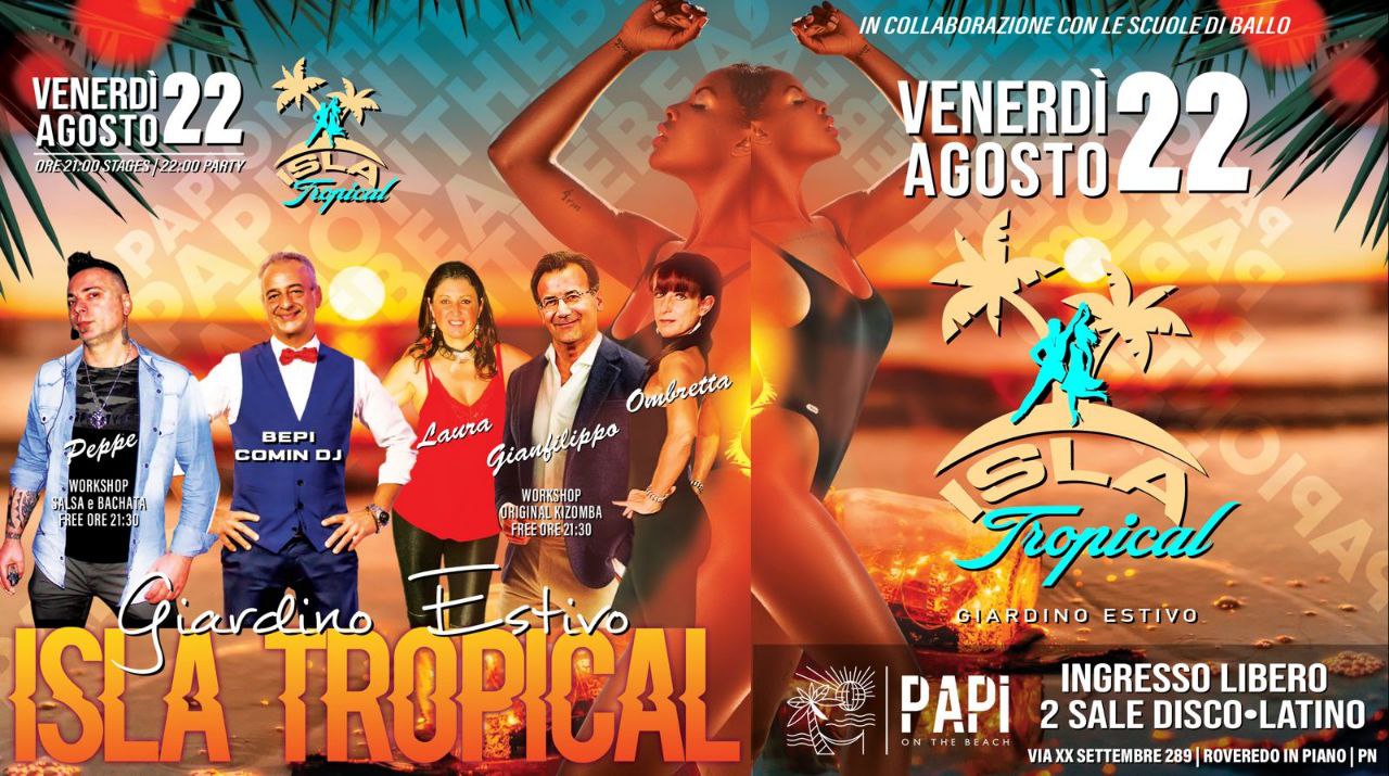 Venerdรฌ 22 Agosto 2025 โข ๐ฐ๐๐๐ ๐ป๐๐๐๐๐๐๐ โข Salsa Bachata Kizomba โข Ingresso libero