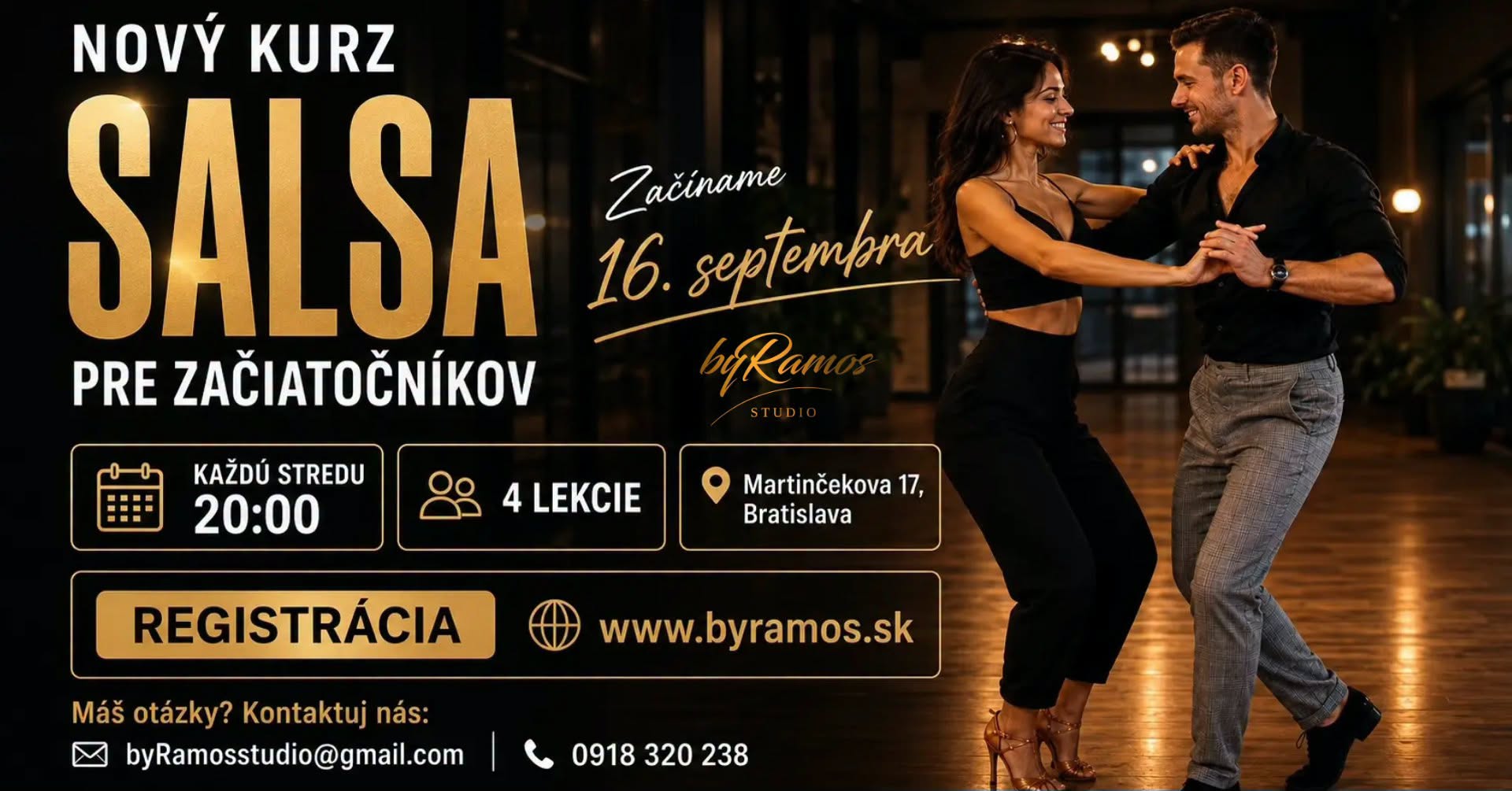 Nový Kurz Salsy Pre Začiatočníkov!