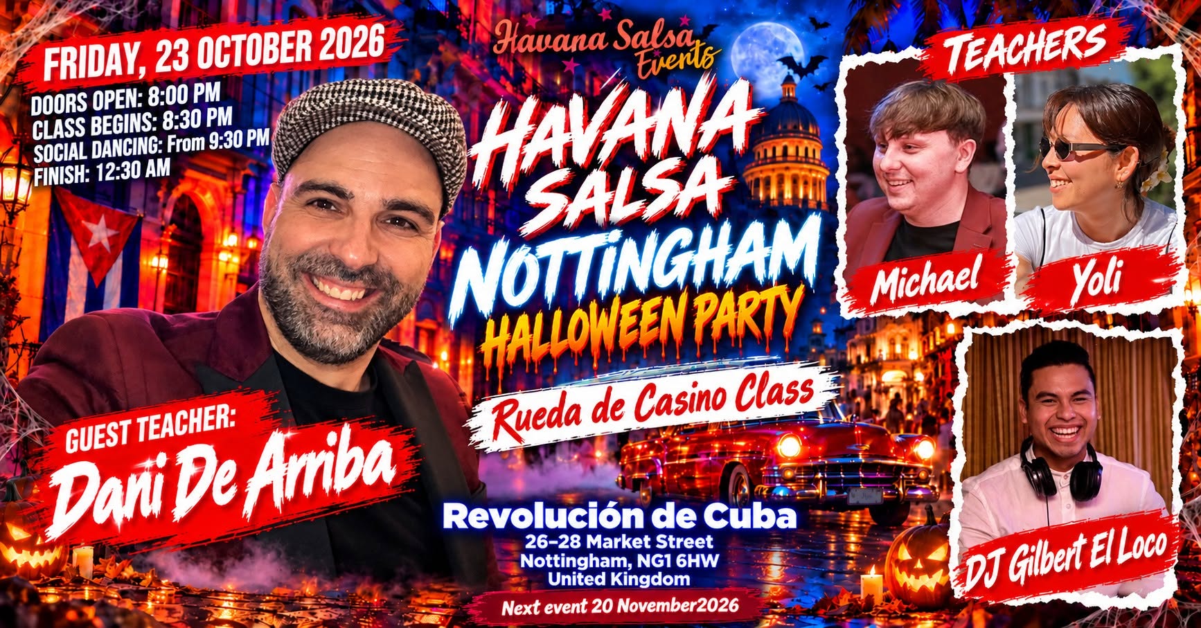 🎃HAVANA SALSA - Cuban Salsa Halloween Party in Nottingham 👻