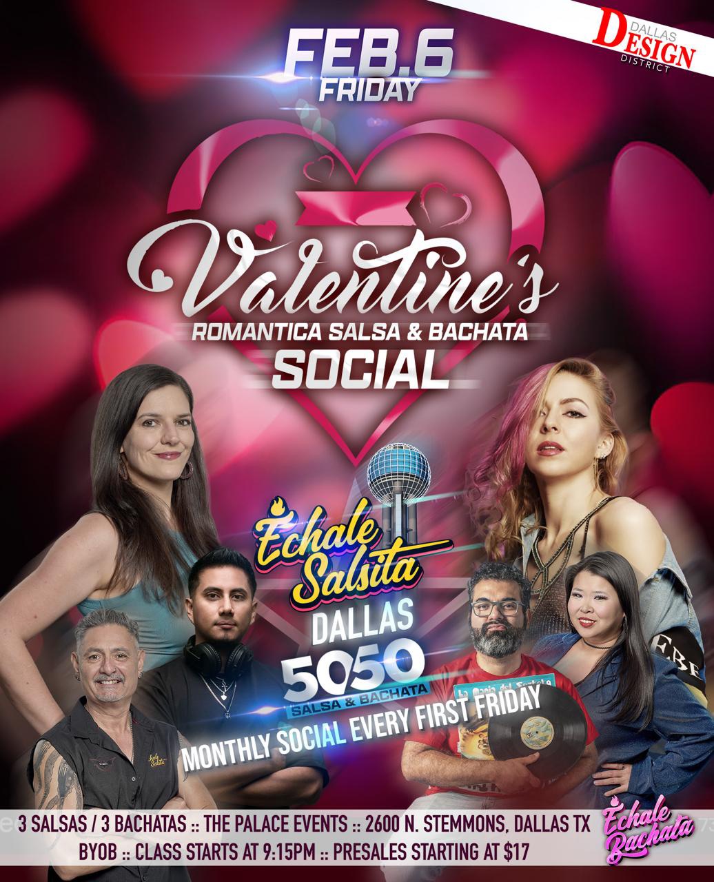 Echale Salsita Dallas :: Valentine's Romantica Salsa & Bachata Social