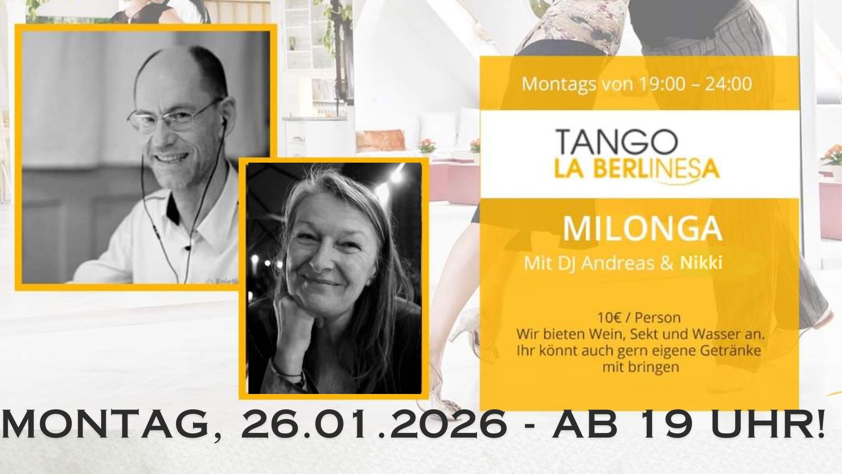 Die Berliner Montagsmilonga im La Berlinesa 🥰