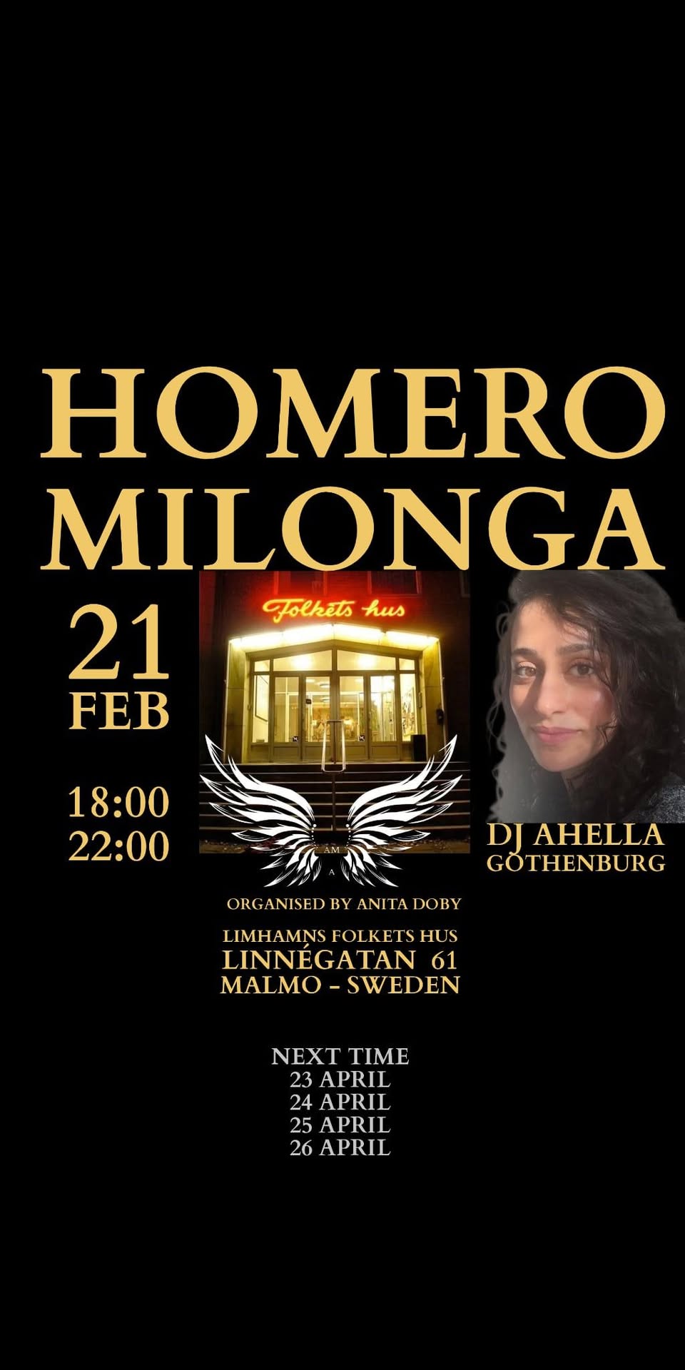HOMERO MILONGA - 21 FEB - DJ AHELLA
