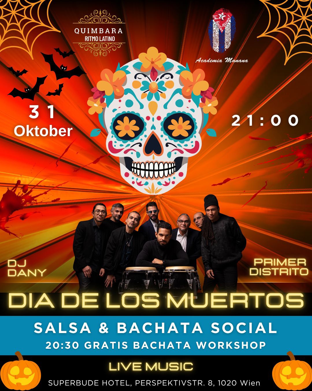 Día de los Muertos mit live Musik