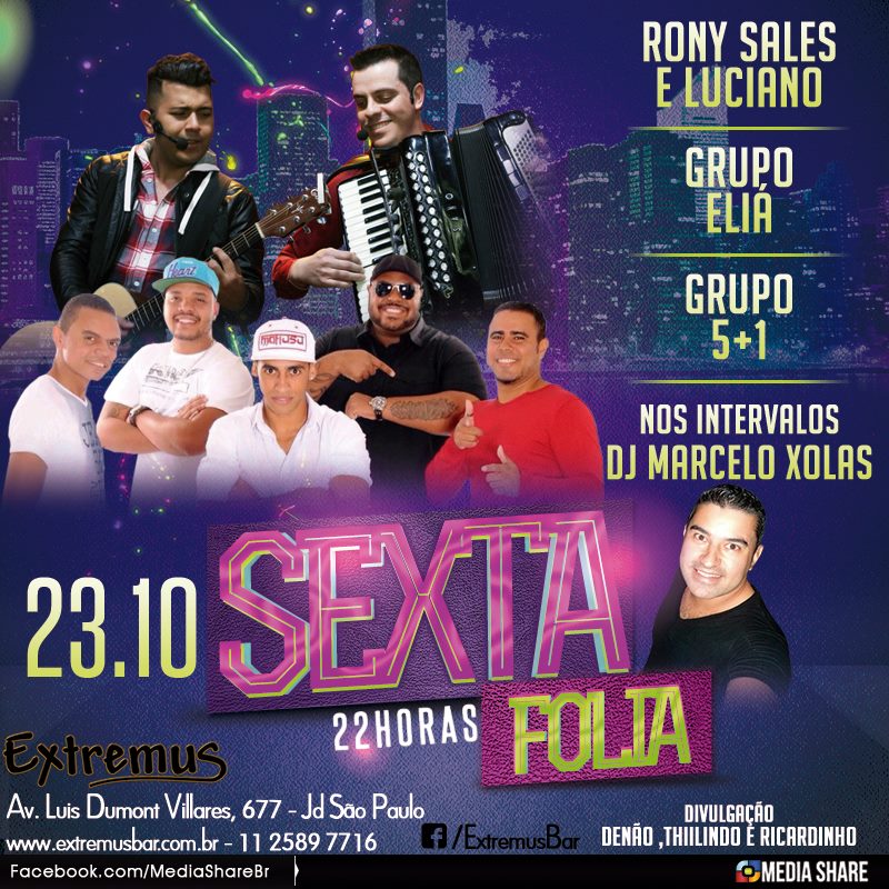 ExtremusBar Santana com Grupo 5+1 (SEXTA)